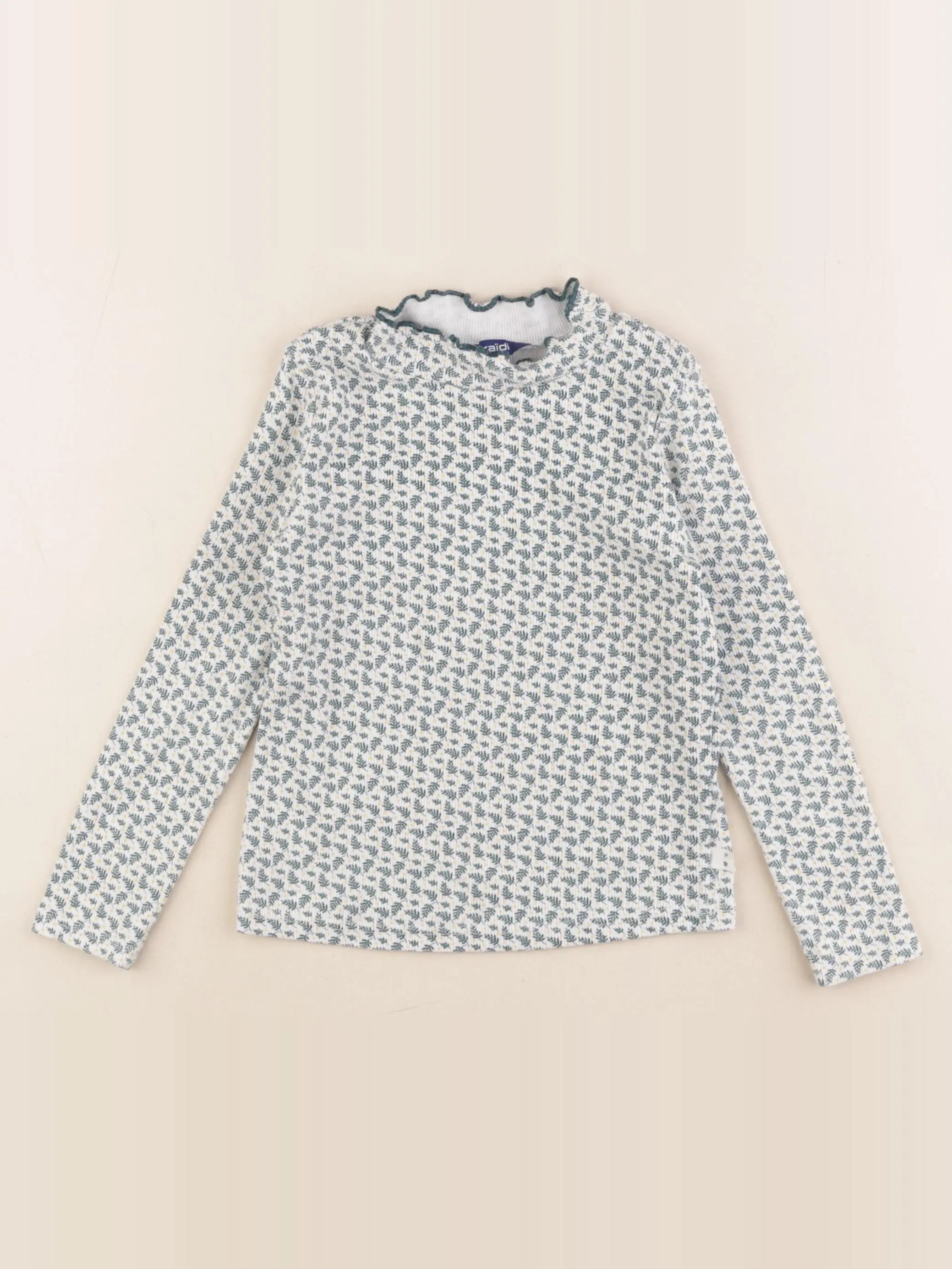 Okaidi - tee-shirt blanc, vert - 3 ans