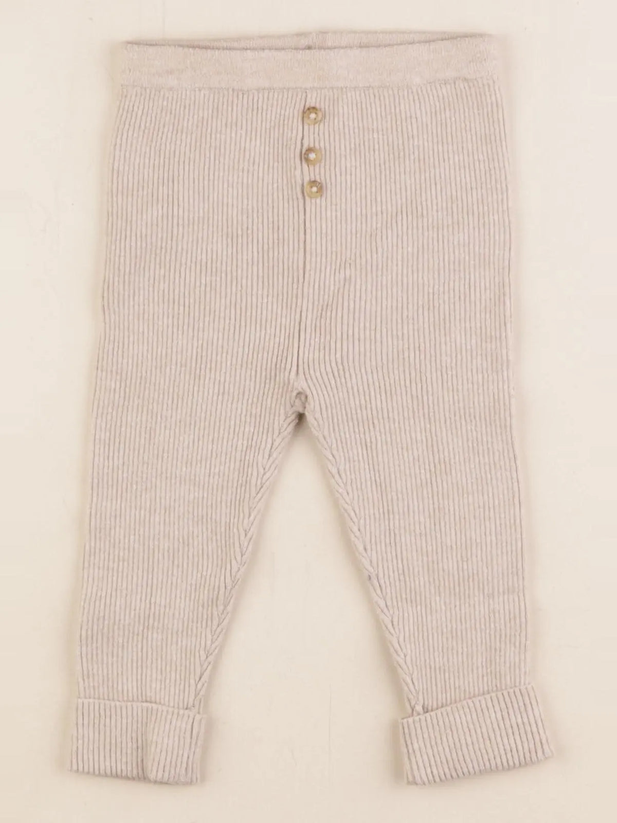 Vertbaudet - legging marron - 9 mois
