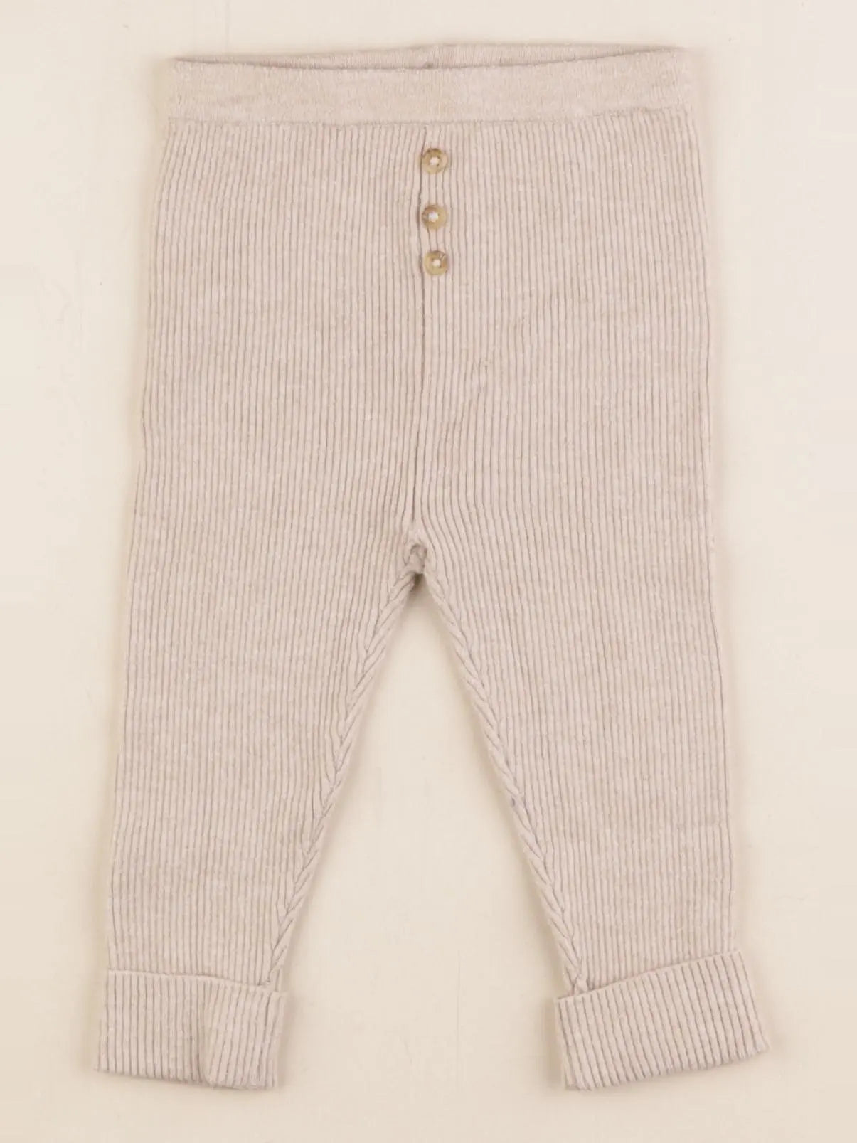 Vertbaudet - legging marron - 9 mois