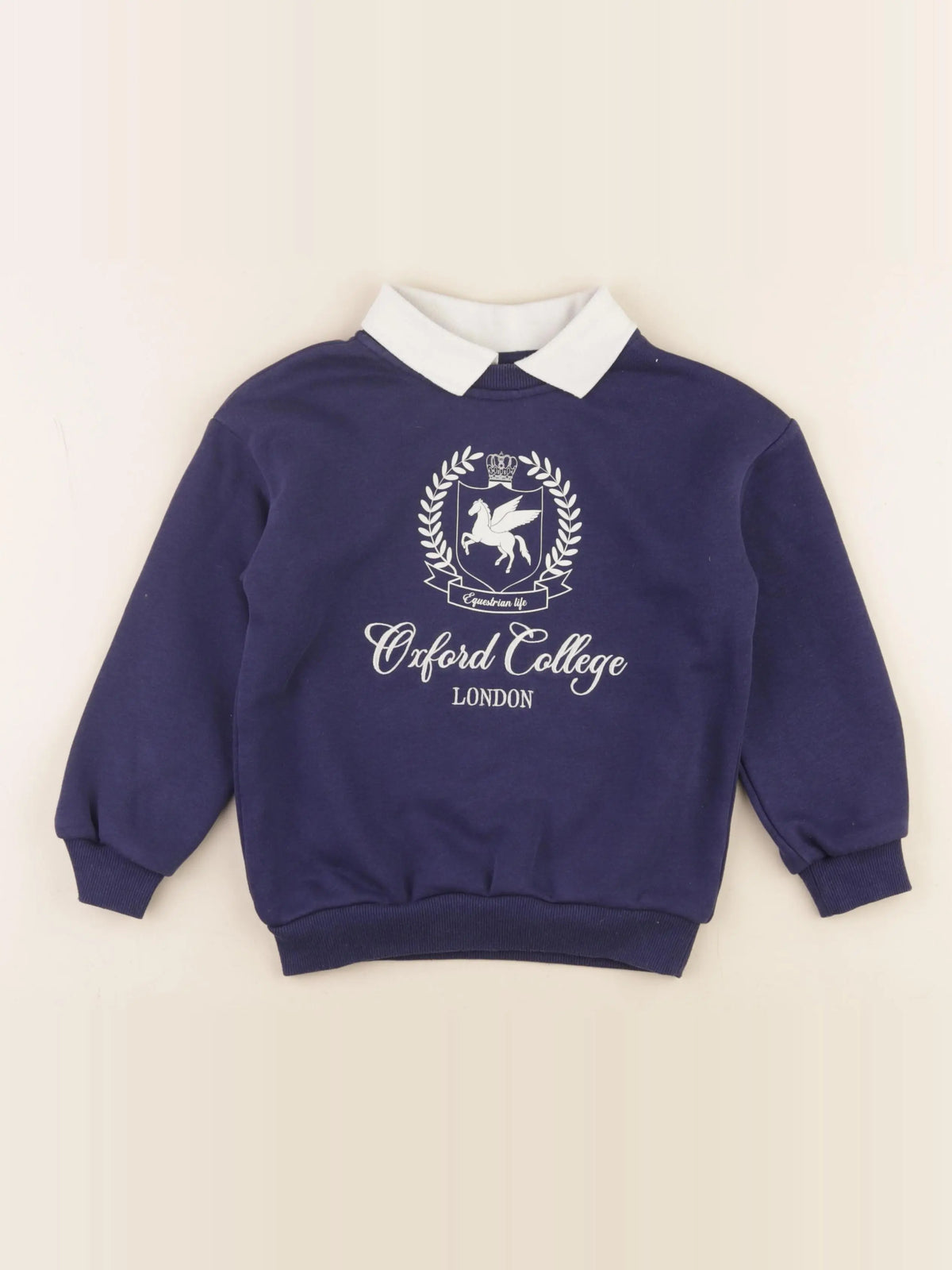 Tape à l'oeil - sweat bleu - 5 ans