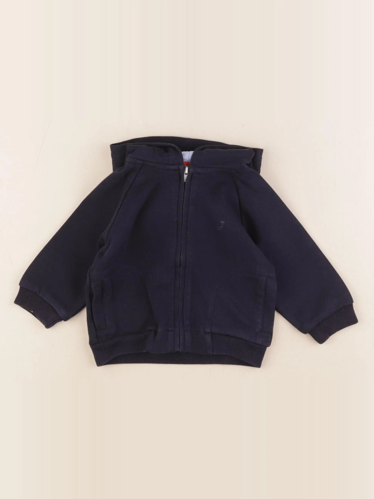 Jacadi - sweat bleu - 12 mois