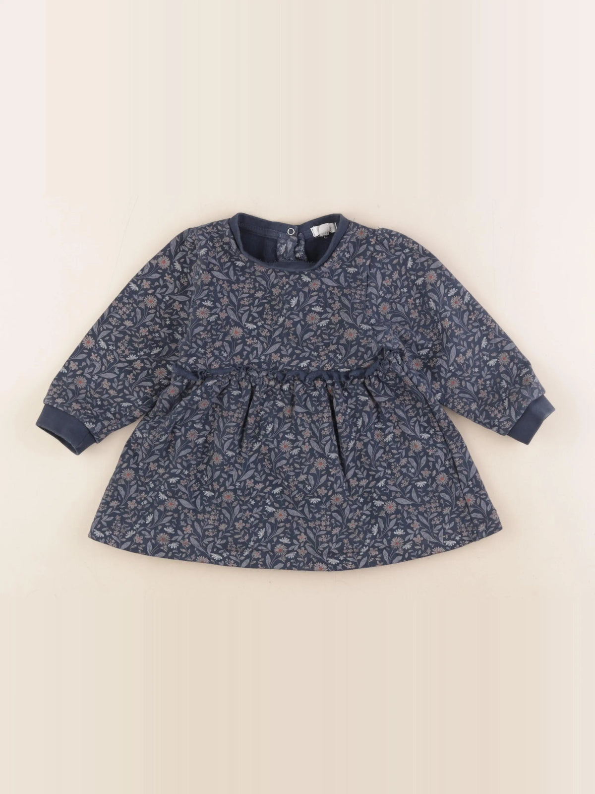 Vertbaudet - robe bleu - 18 mois