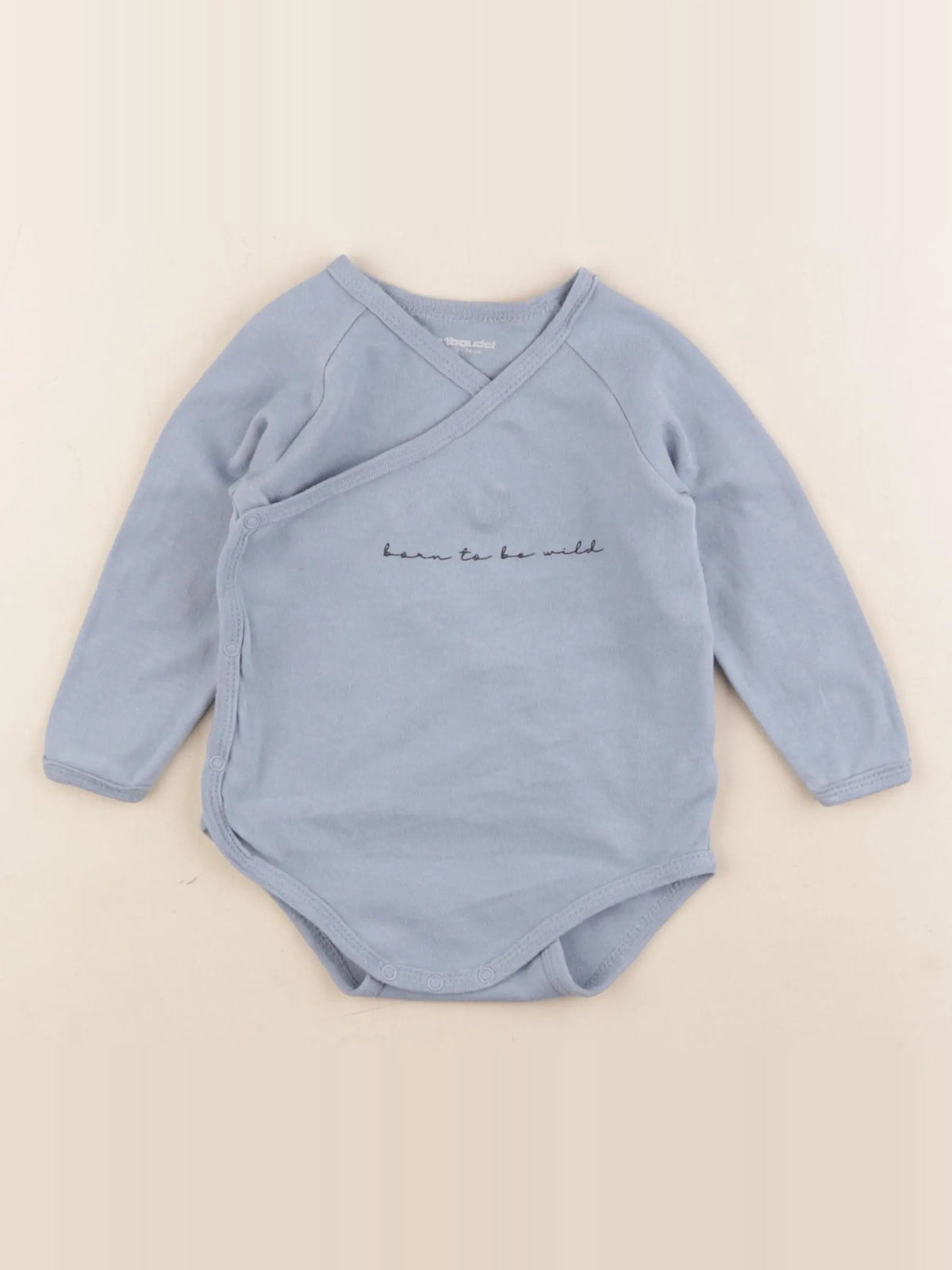 Vertbaudet - body bleu - 12 mois