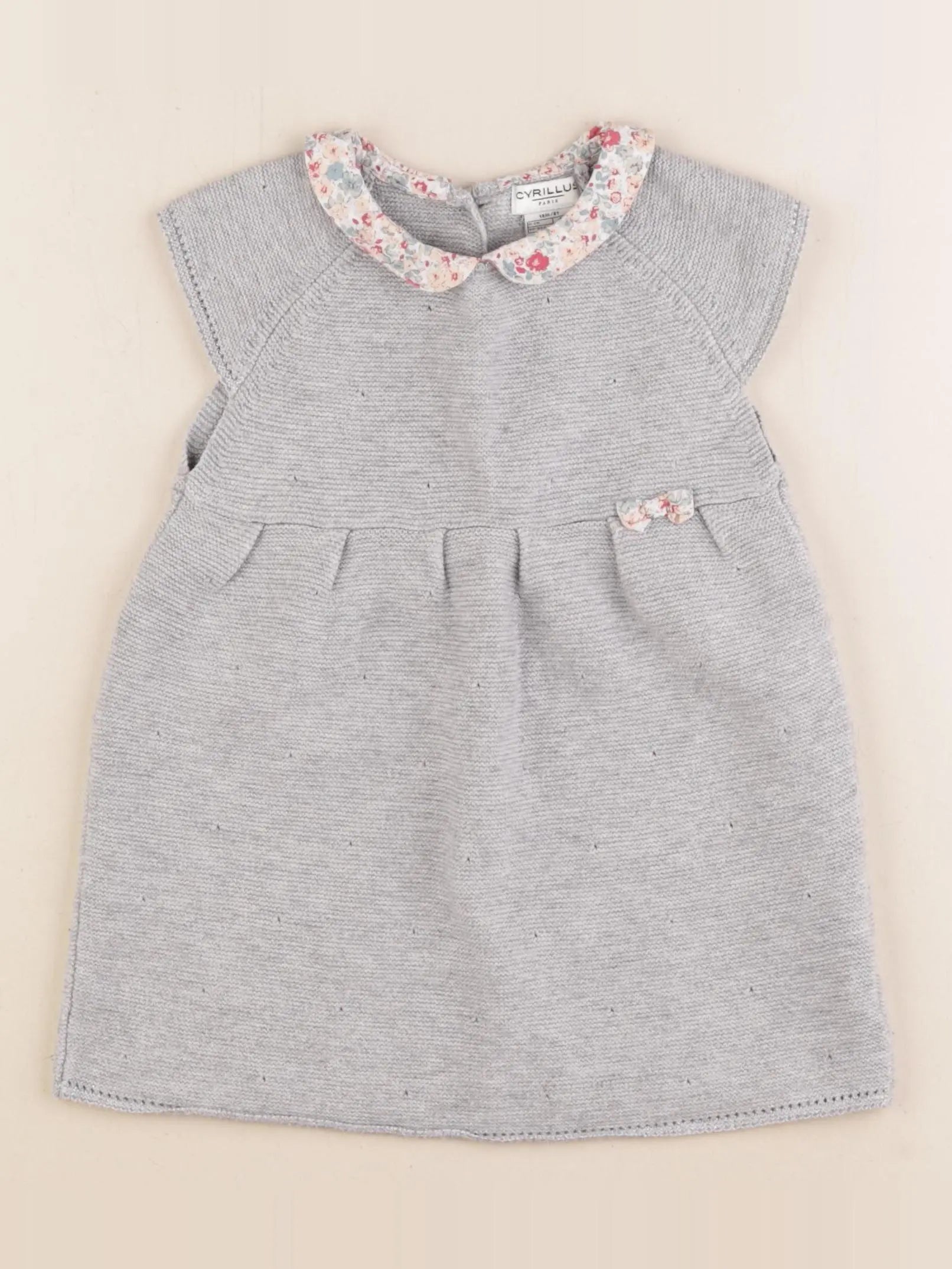 Cyrillus - robe gris - 18 mois