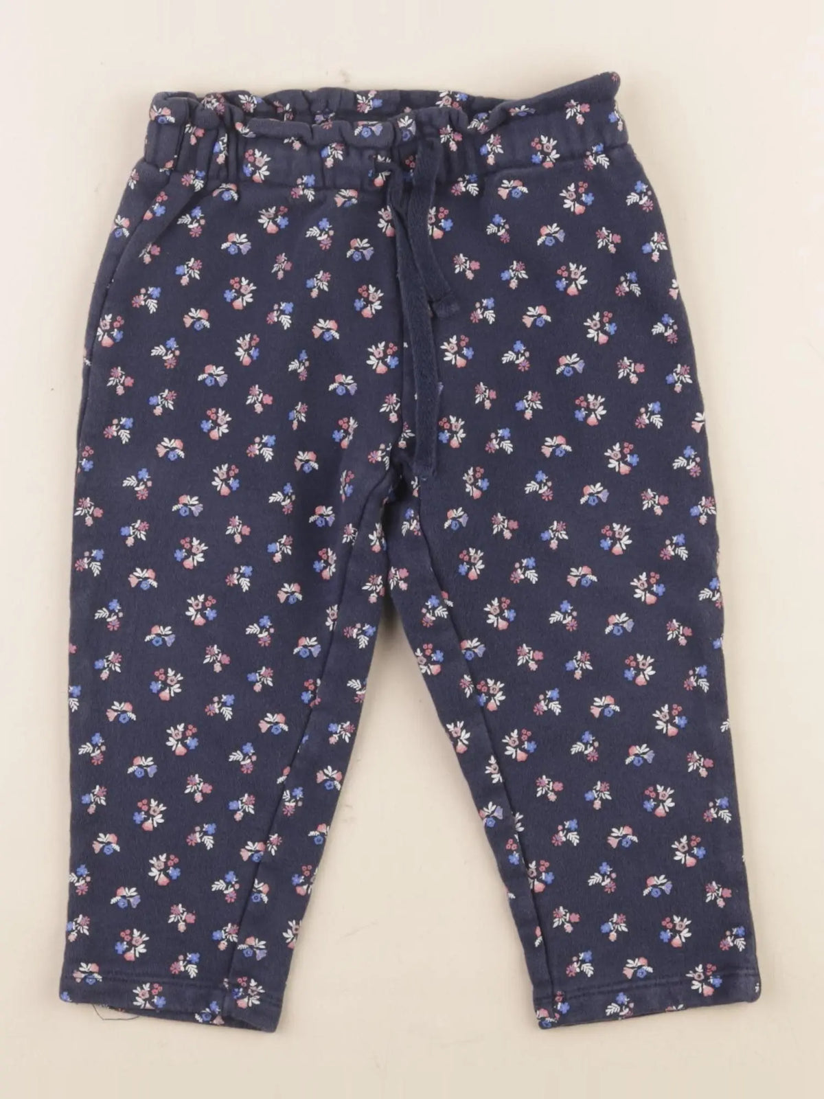 Boutchou - pantalon doublé bleu - 24 mois