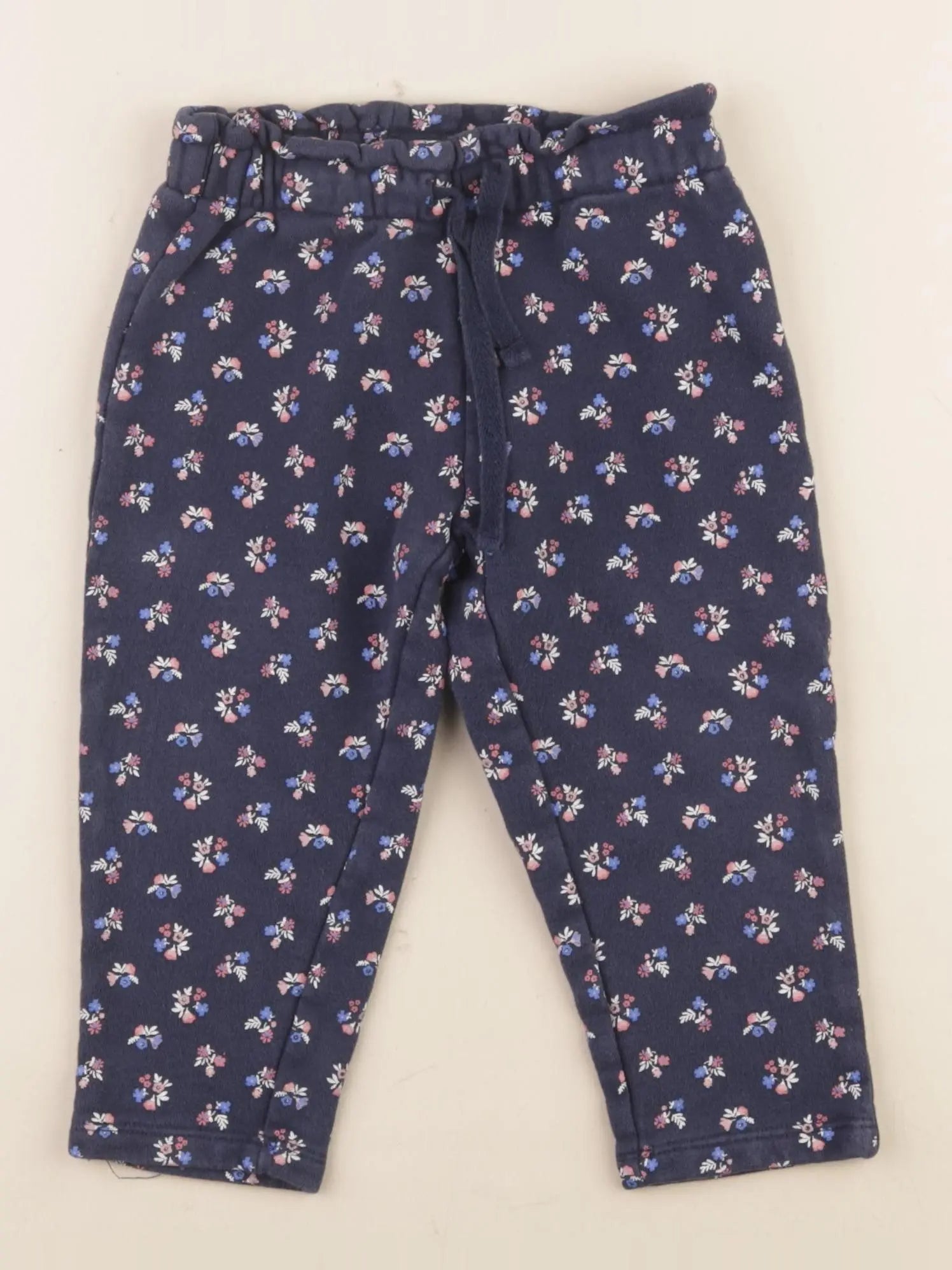 Boutchou - pantalon doublé bleu - 24 mois
