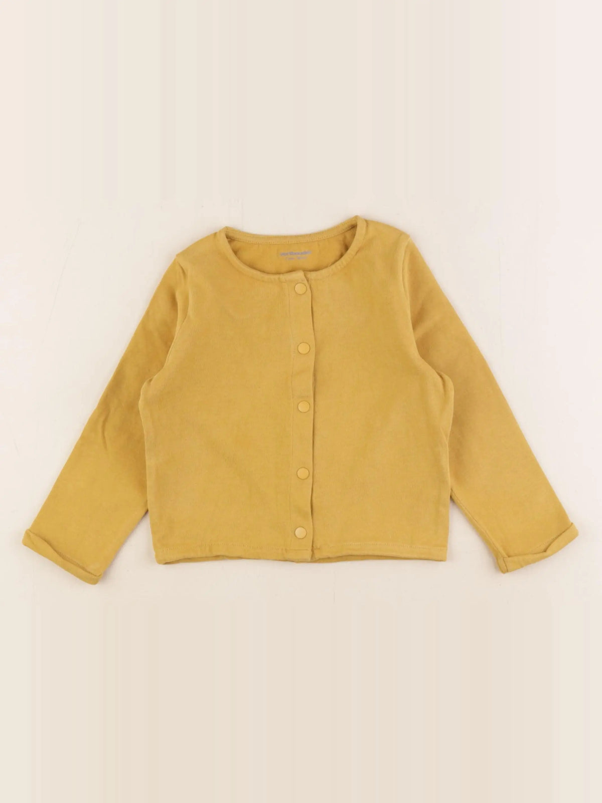 Vertbaudet - sweat jaune - 2 ans