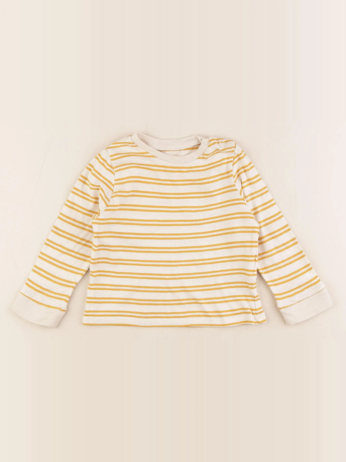 Vertbaudet - tee-shirt jaune - 18 mois