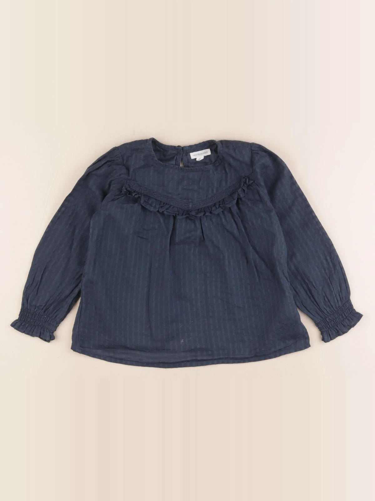 Vertbaudet - blouse bleu - 4 ans