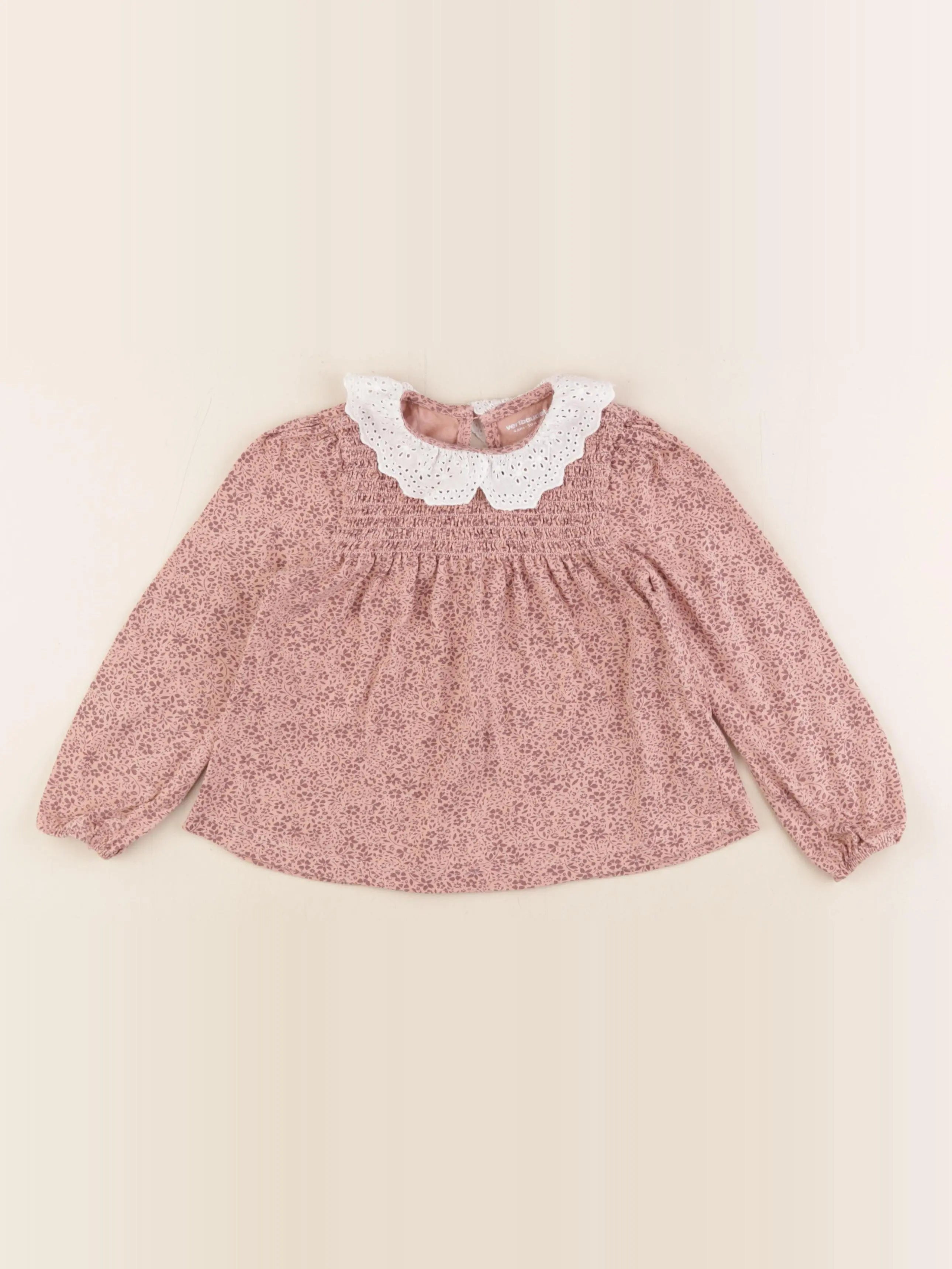 Vertbaudet - tee-shirt rose - 4 ans