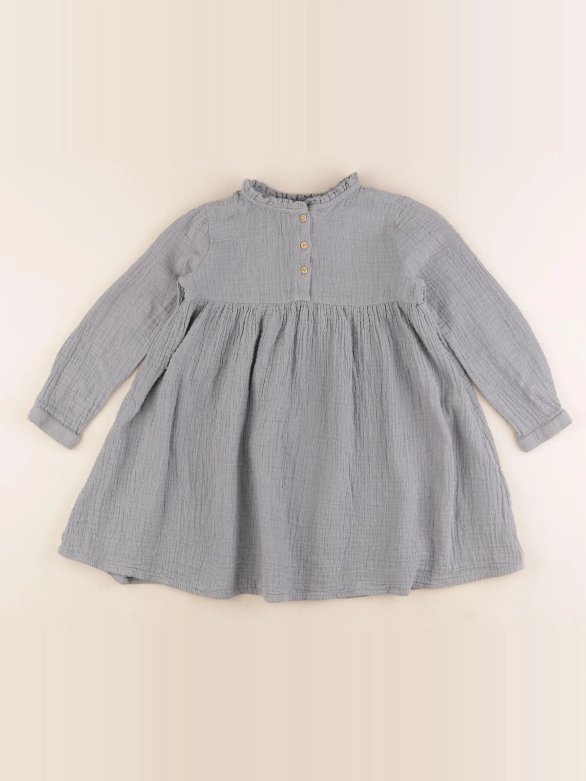 Vertbaudet - robe vert - 4 ans