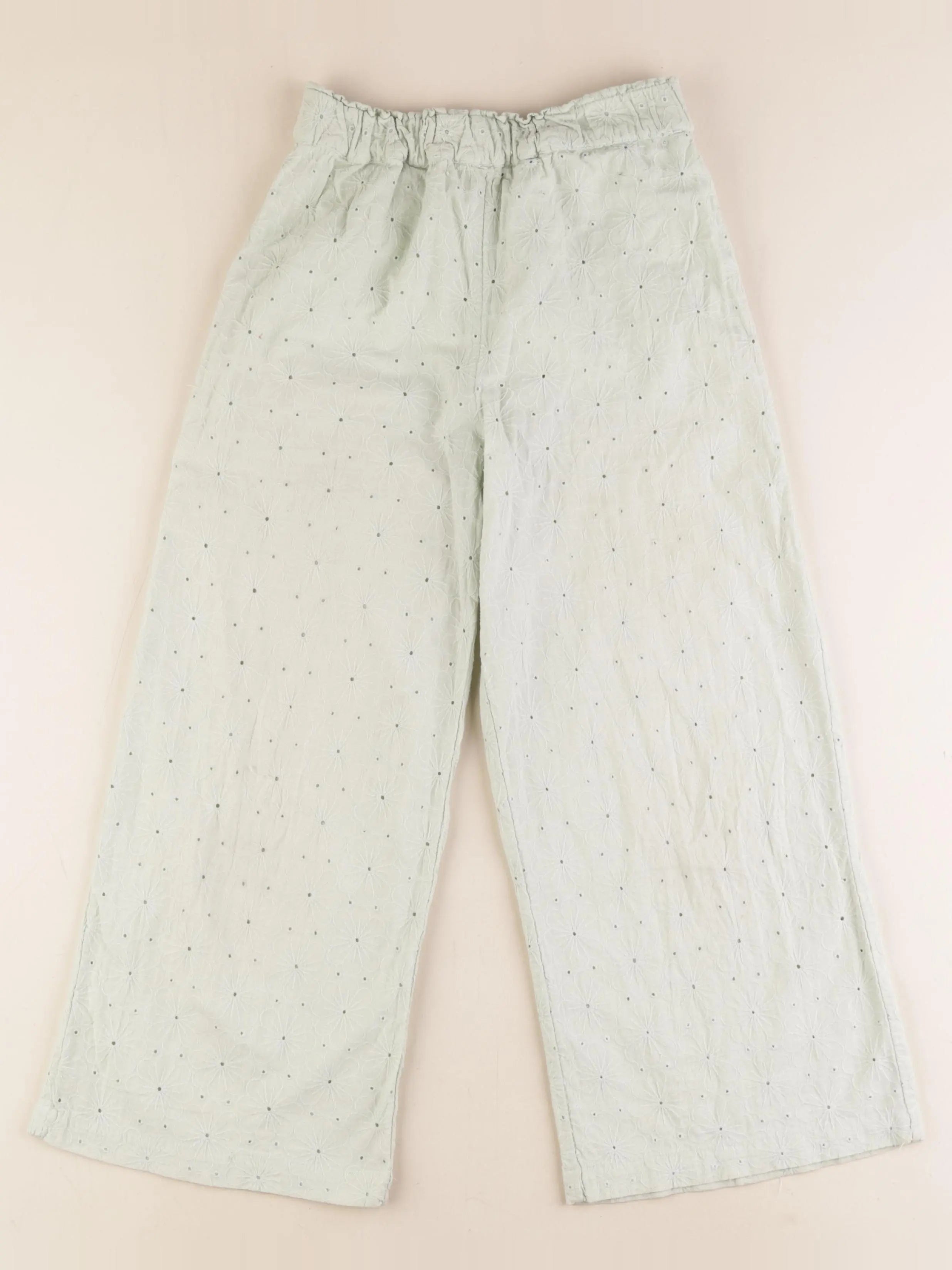 Monoprix - pantalon vert - 8 ans