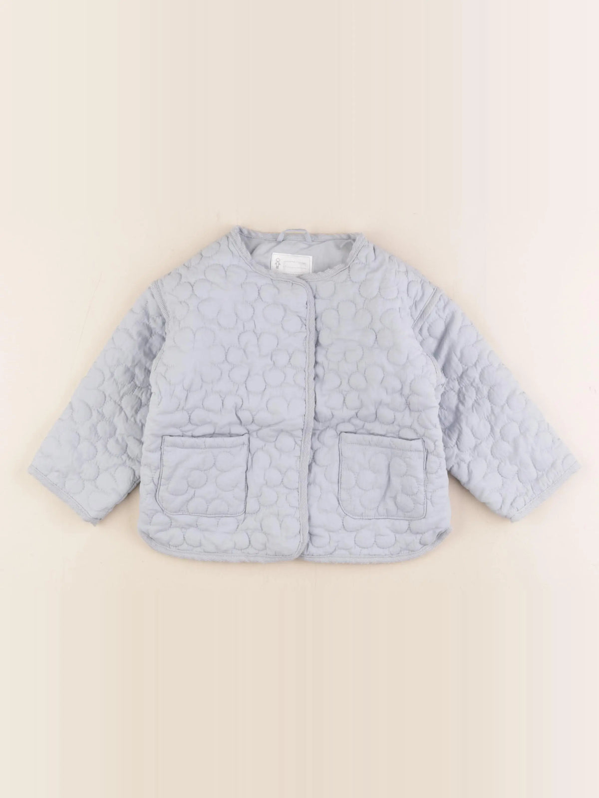 Vertbaudet - veste doublé bleu - 24 mois