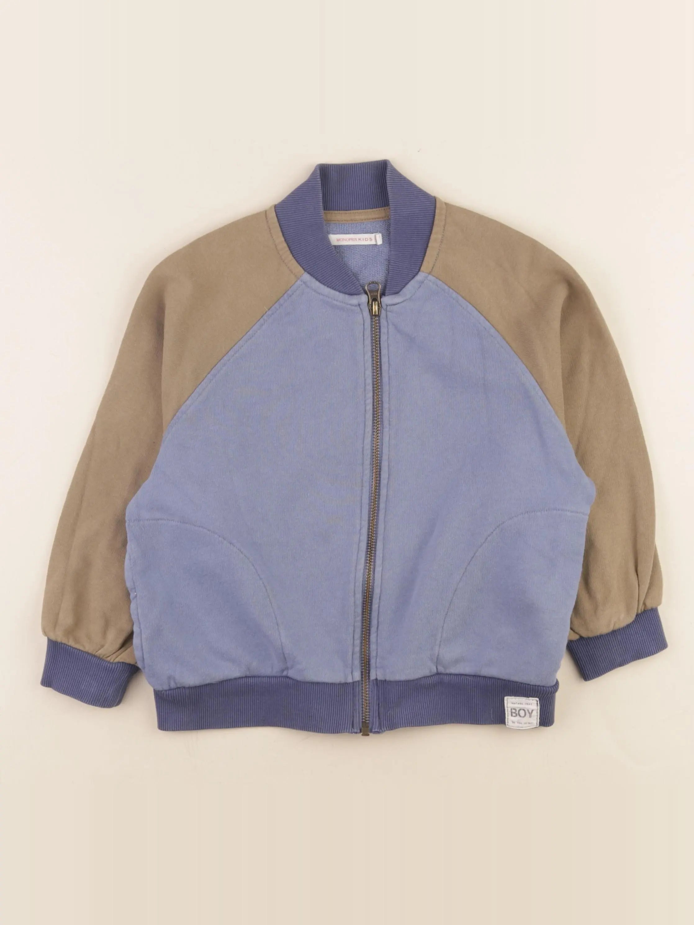 Monoprix - sweat bleu - 5 ans