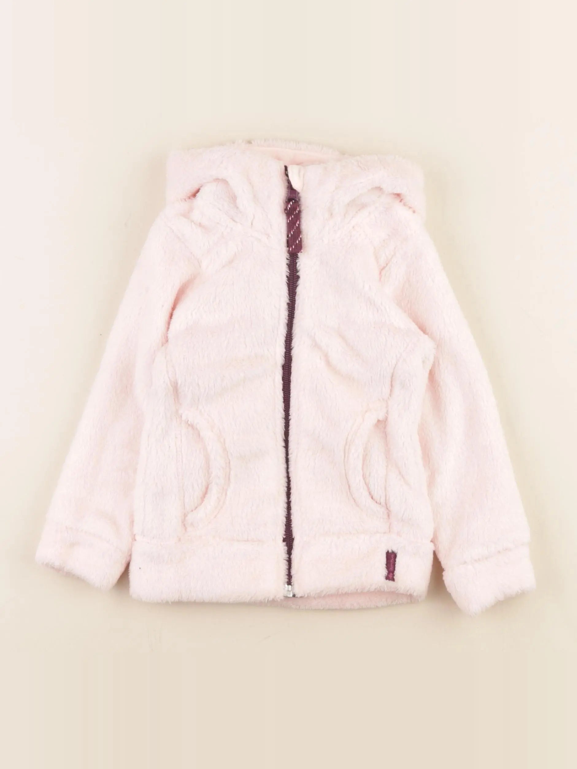 Decathlon ski - polaire rose - 2 ans