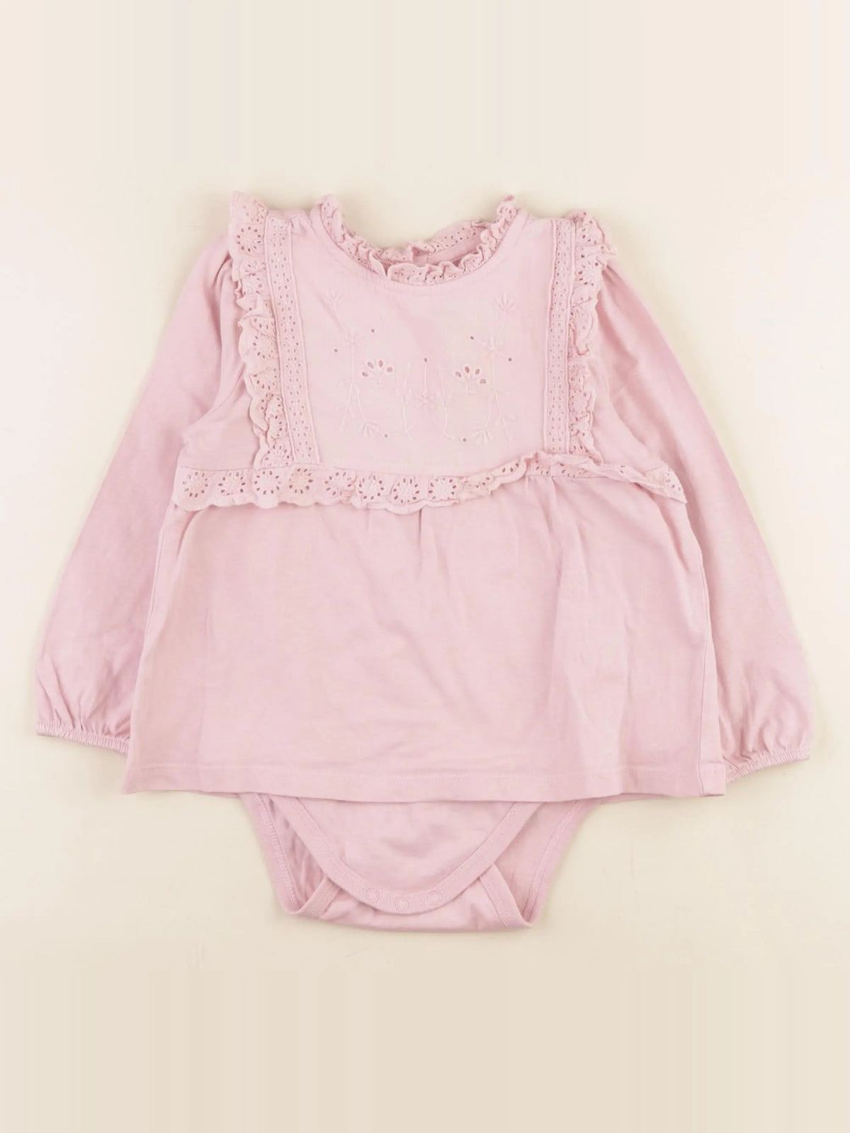 Sergent Major - body tee-shirt rose - 36 mois