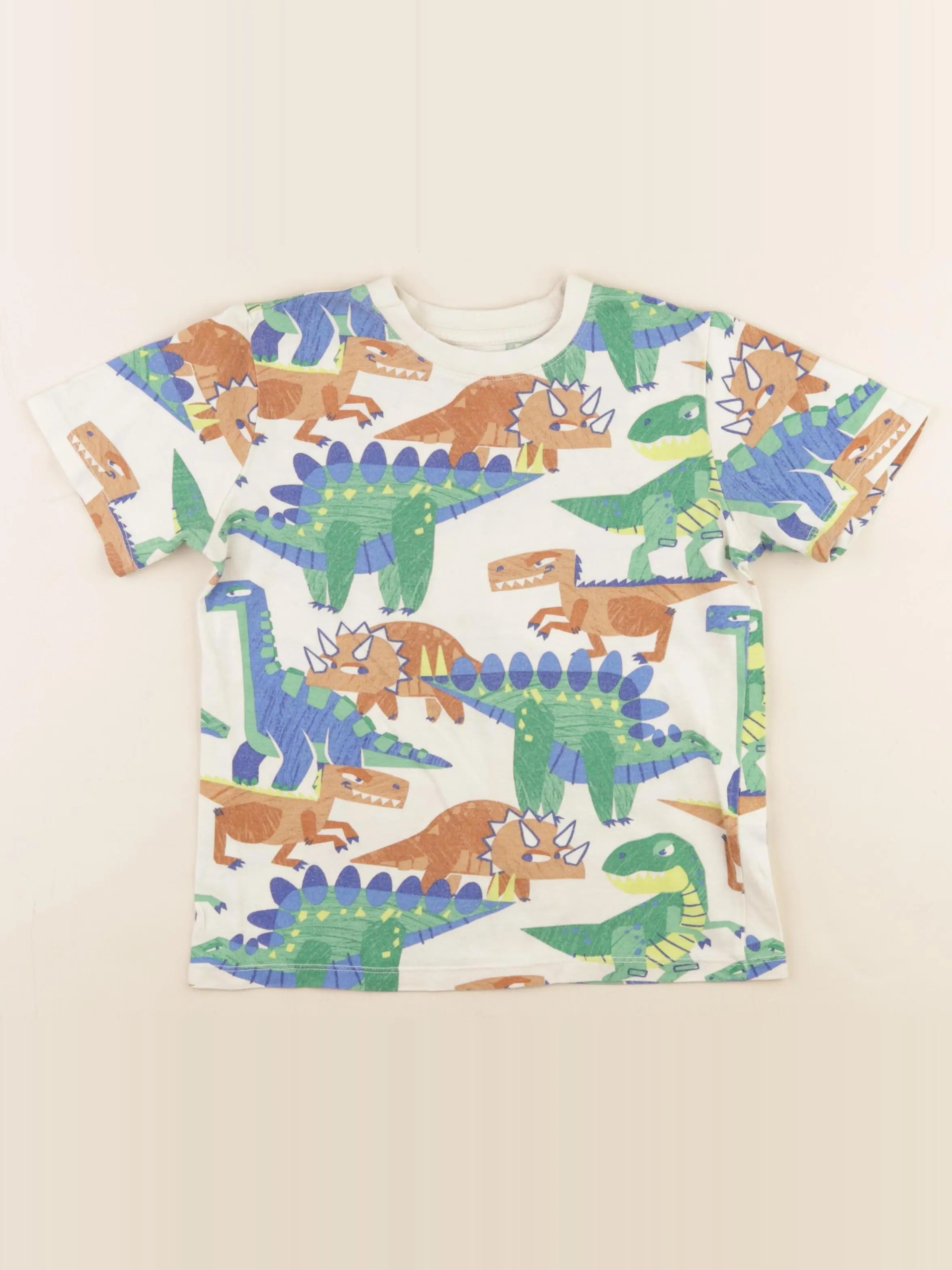H&M - tee-shirt beige - 4/6 ans