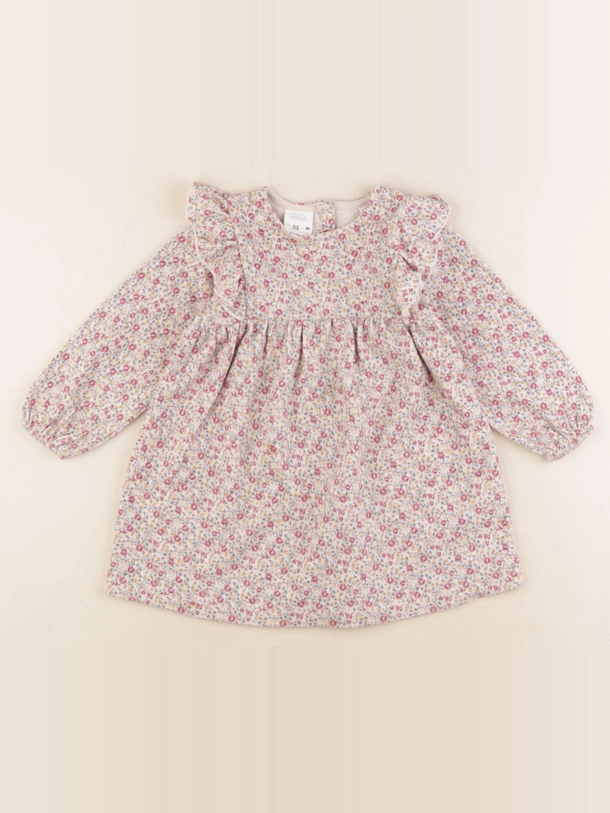 Zara - robe multicolore - 2/3 ans