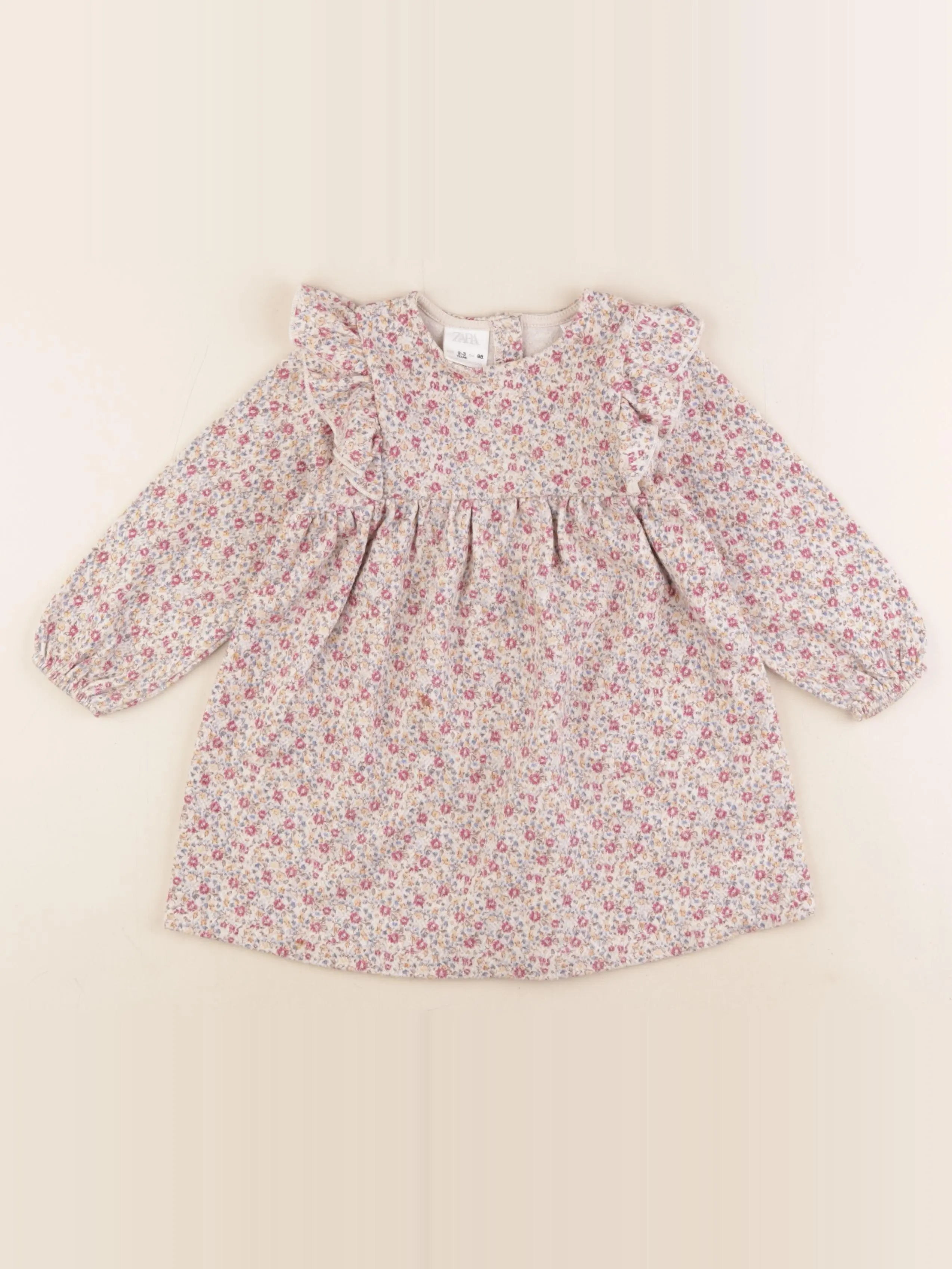 Zara - robe multicolore - 2/3 ans