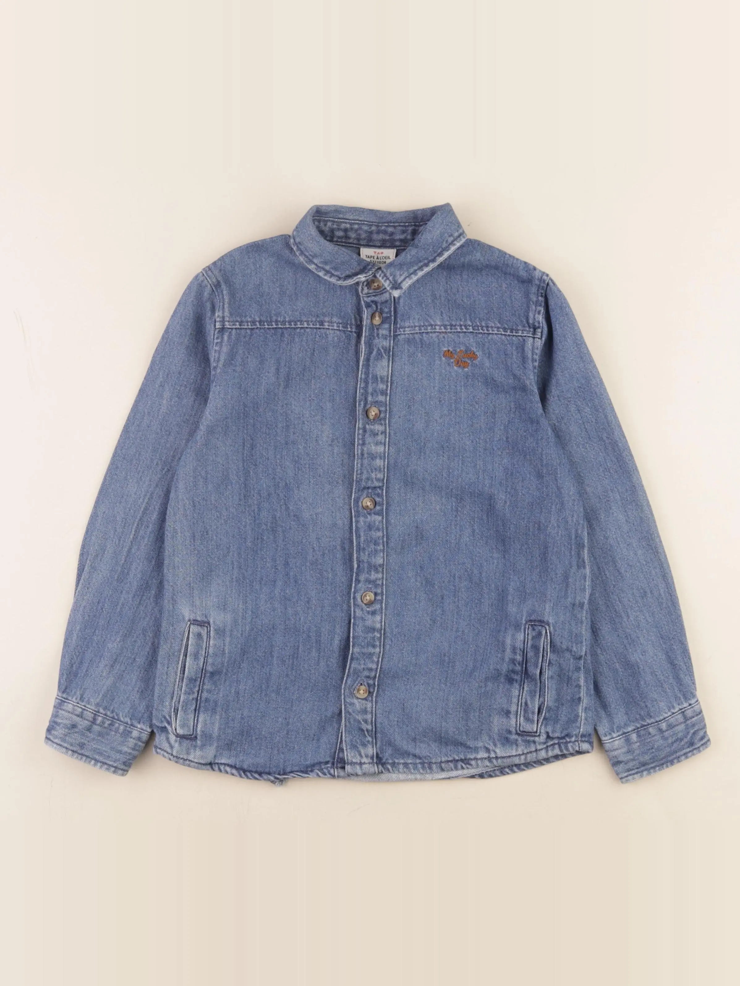 Tape à l'oeil - chemise bleu - 5 ans