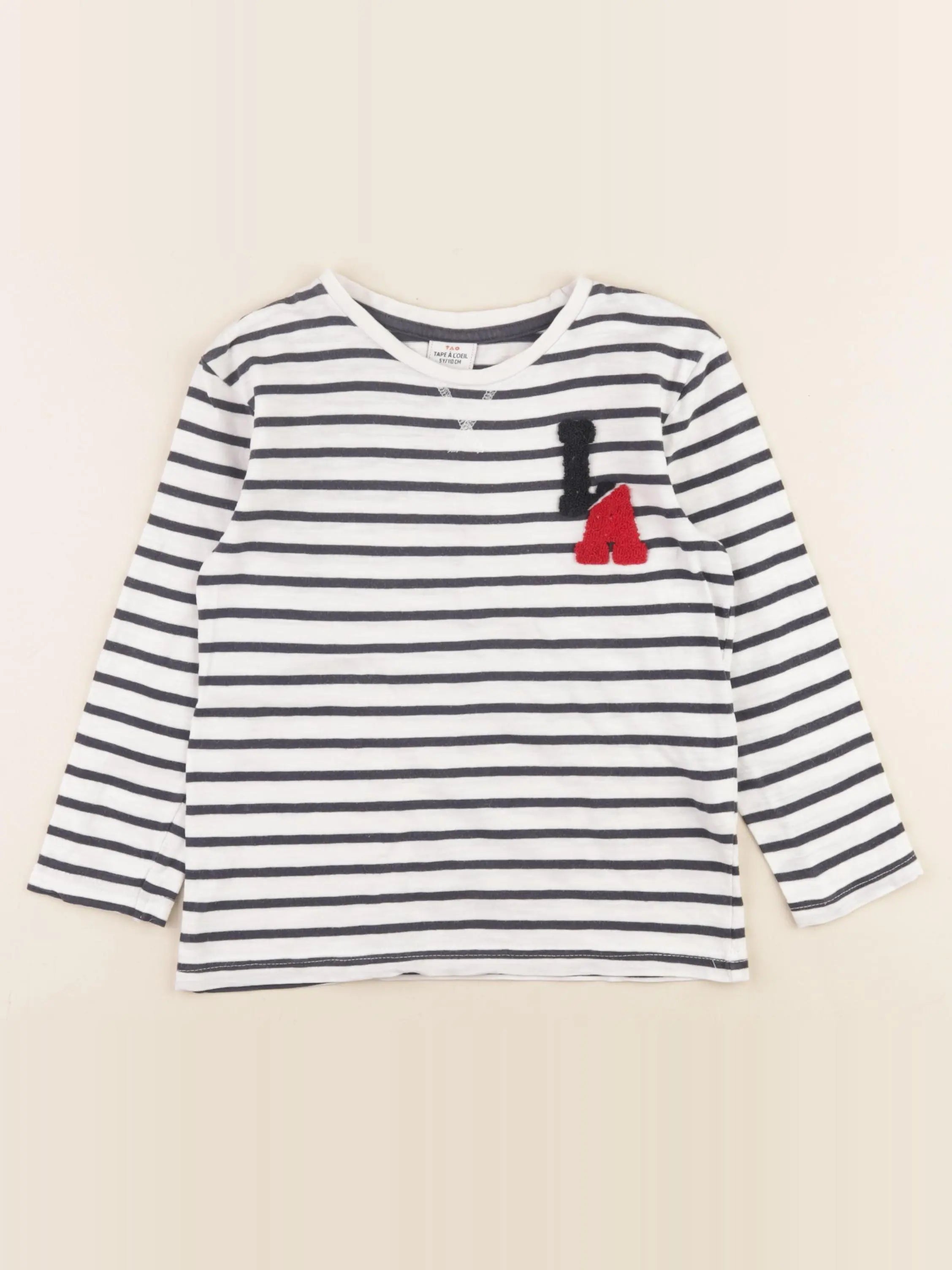 Tape à l'oeil - tee-shirt bleu - 5 ans