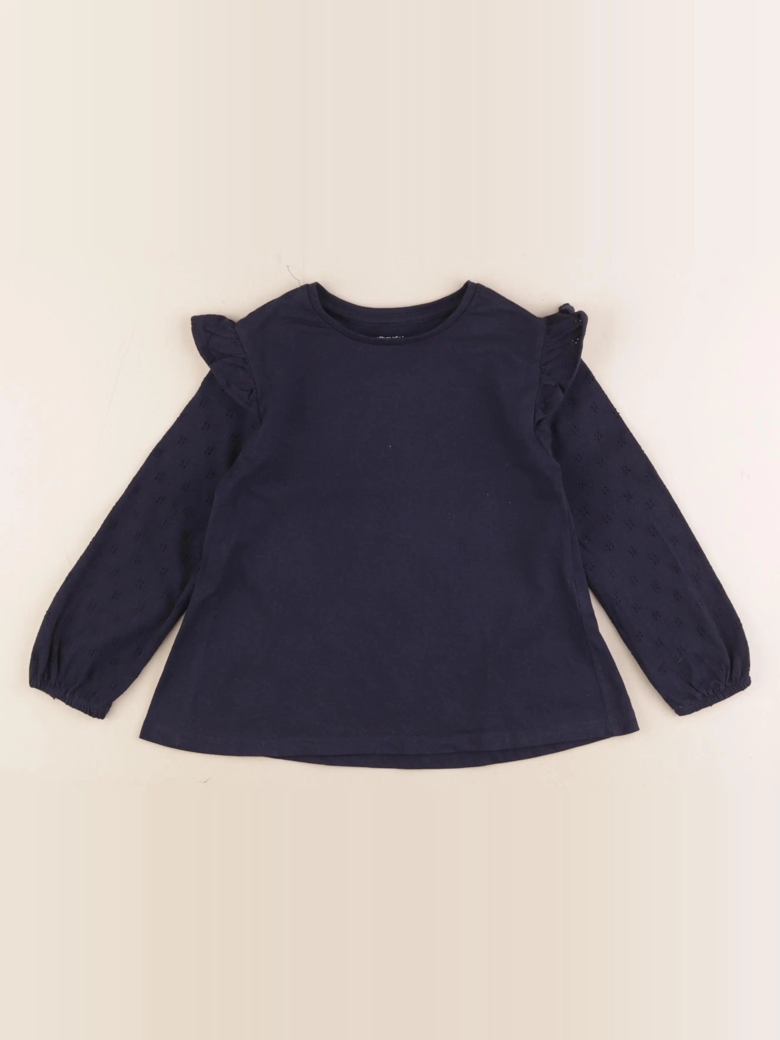 Vertbaudet - tee-shirt bleu - 4 ans