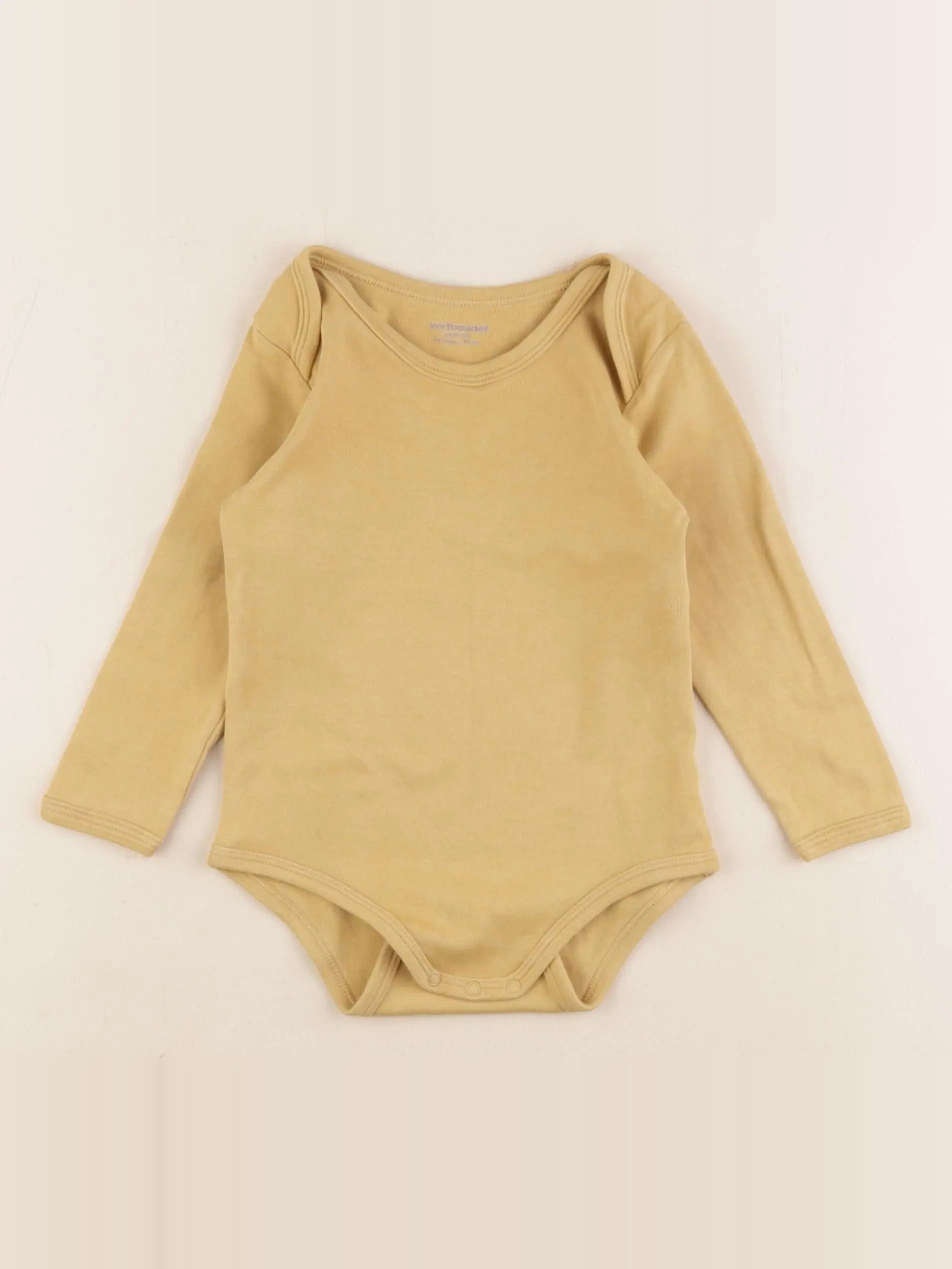 Vertbaudet - body jaune - 24 mois