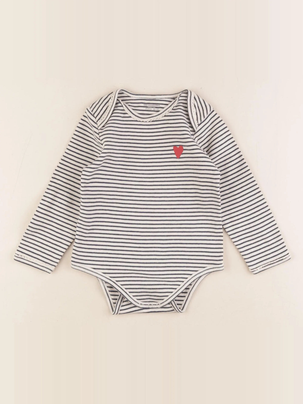 Vertbaudet - body bleu - 24 mois