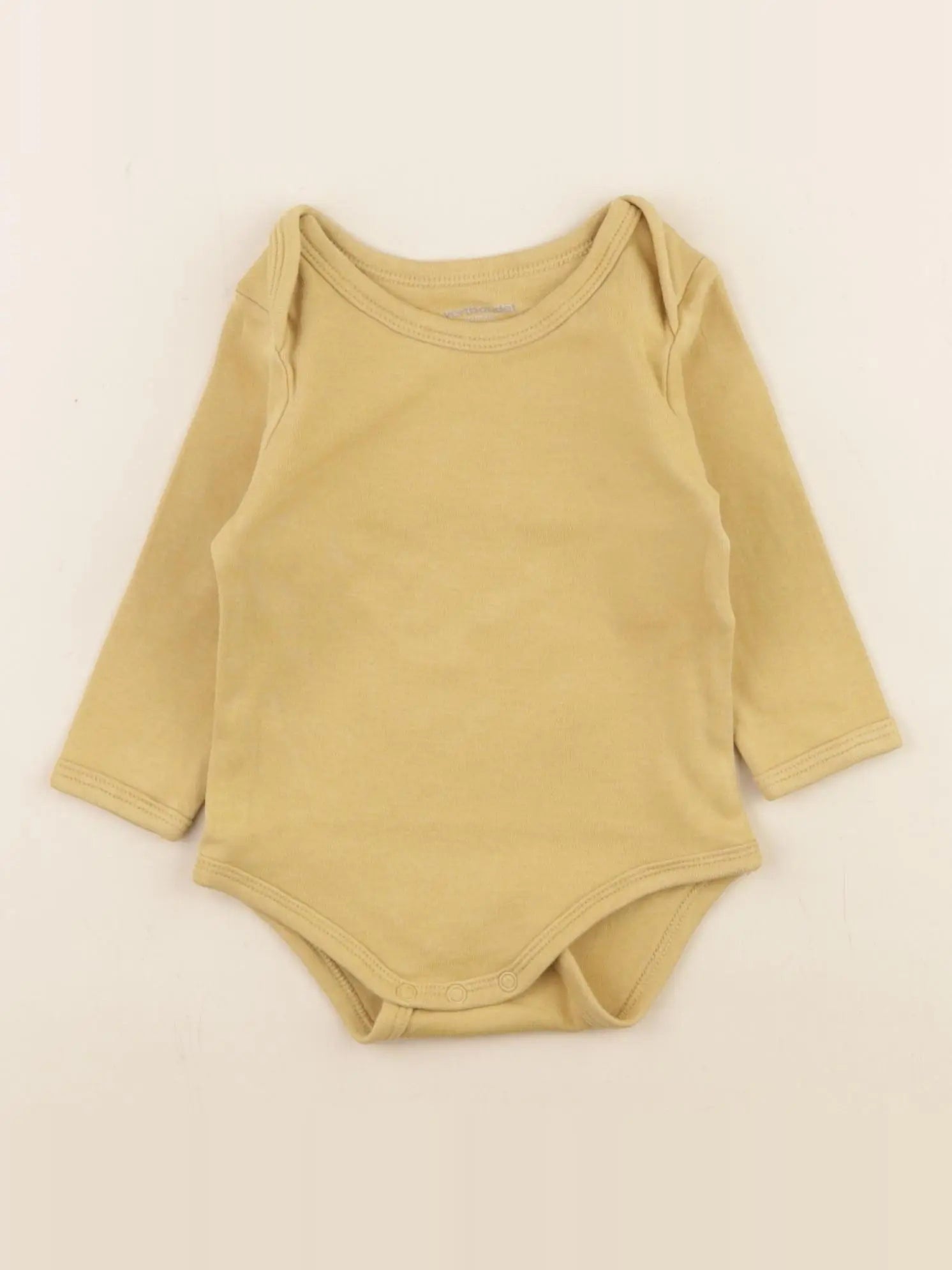 Vertbaudet - body jaune - 6 mois