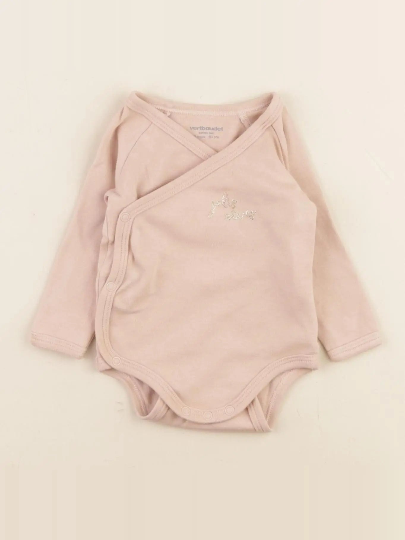 Vertbaudet - body rose - 3 mois