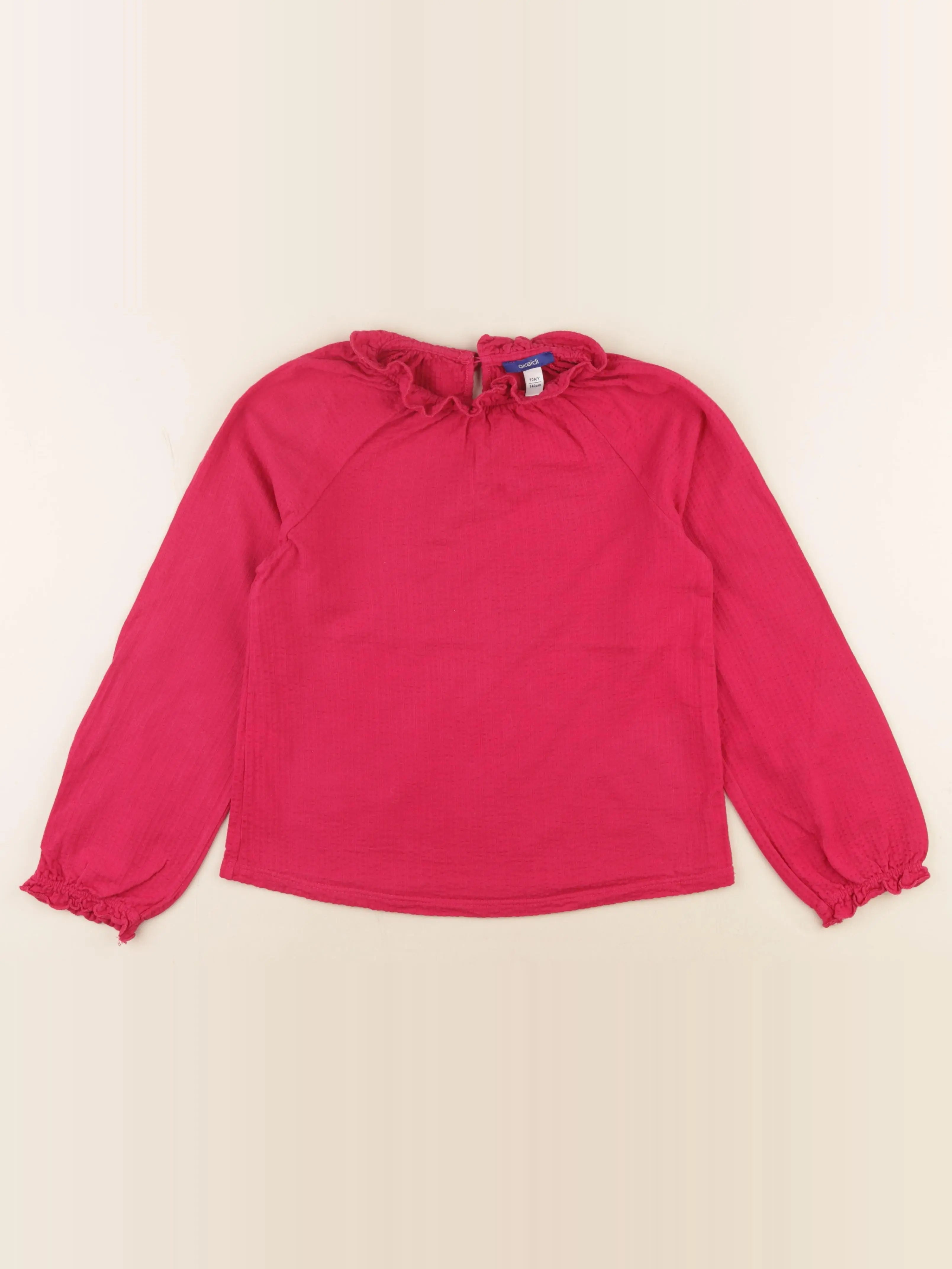 Okaidi - tee-shirt rose - 10 ans