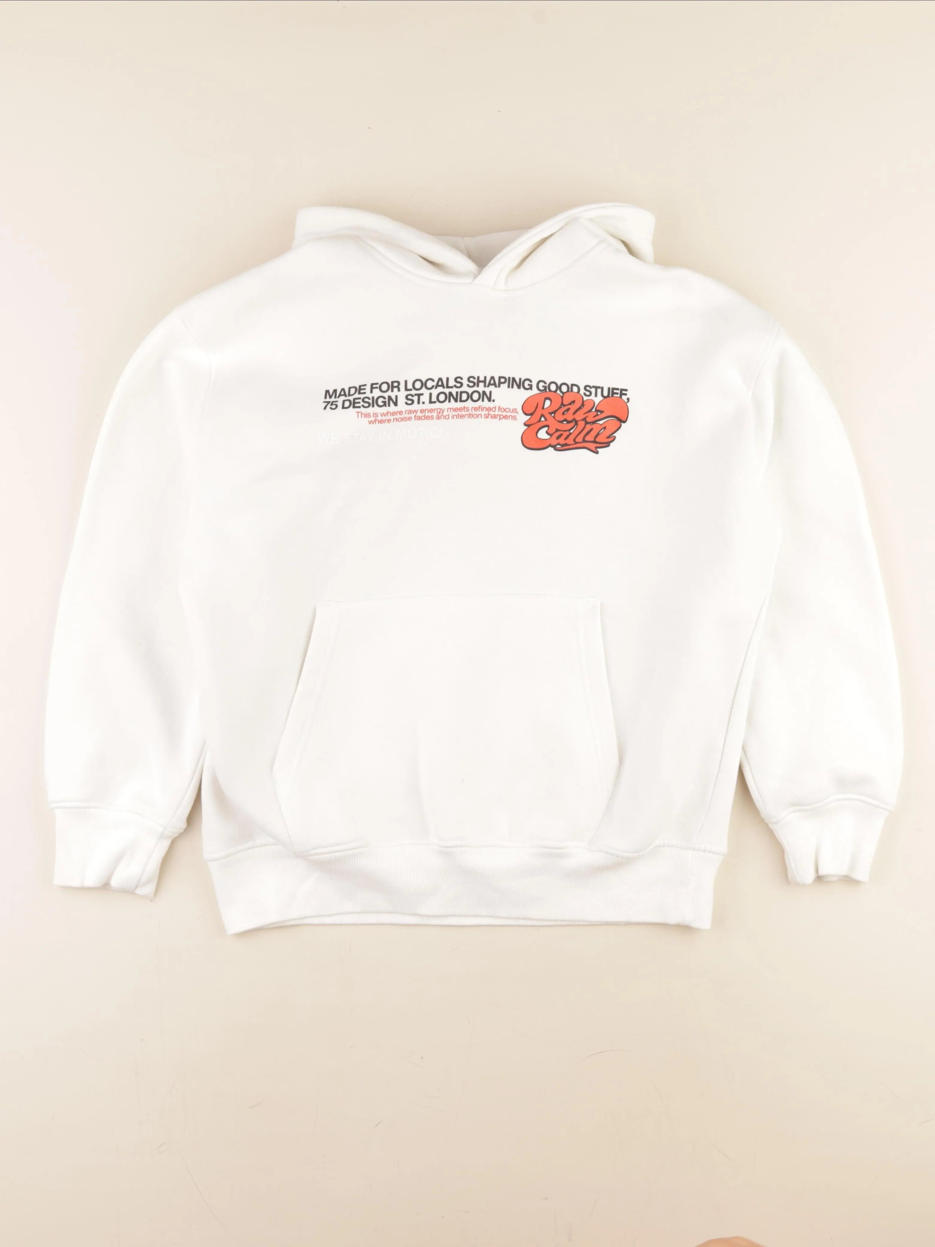 Zara - sweat imprimé au dos blanc - 11/12 ans