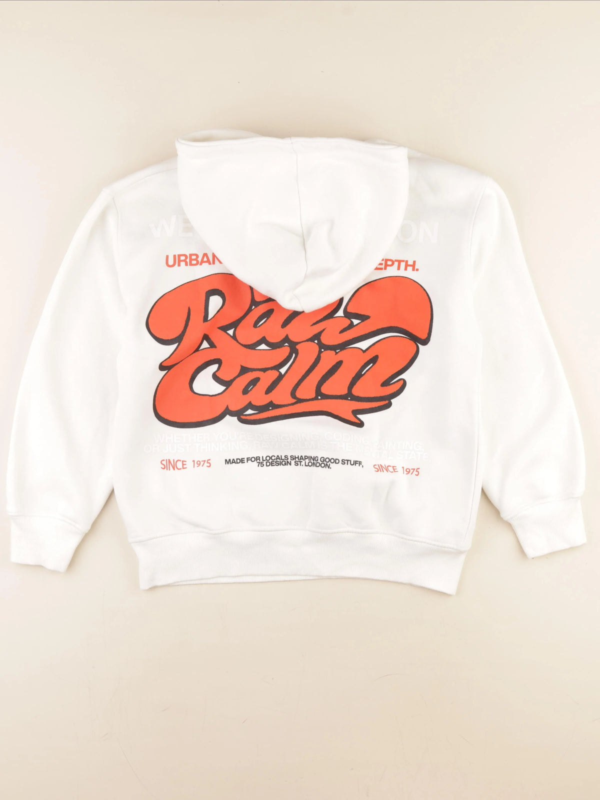 Zara - sweat imprimé au dos blanc - 11/12 ans