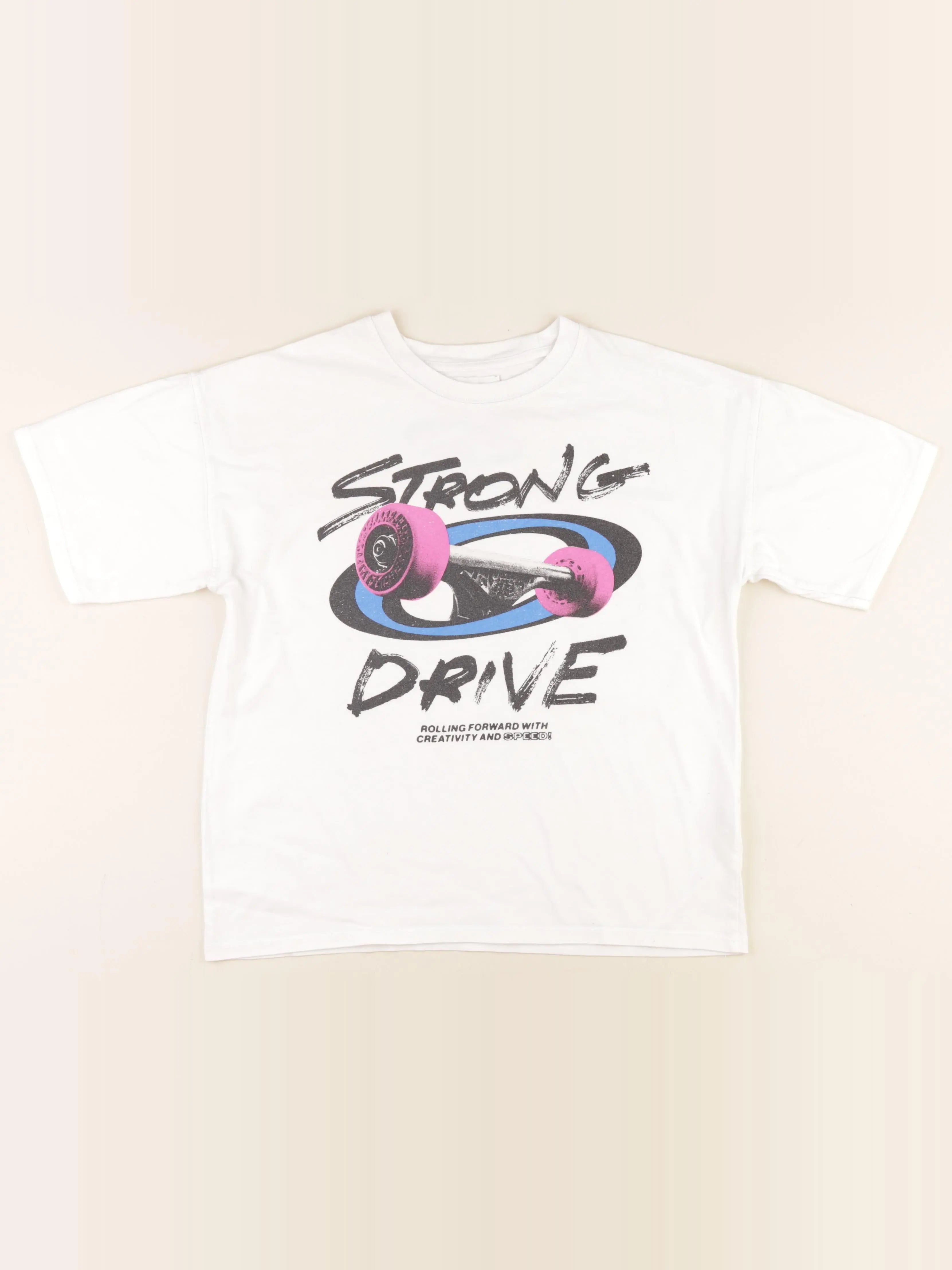 Zara - tee-shirt imprimé au dos blanc - 11/12 ans
