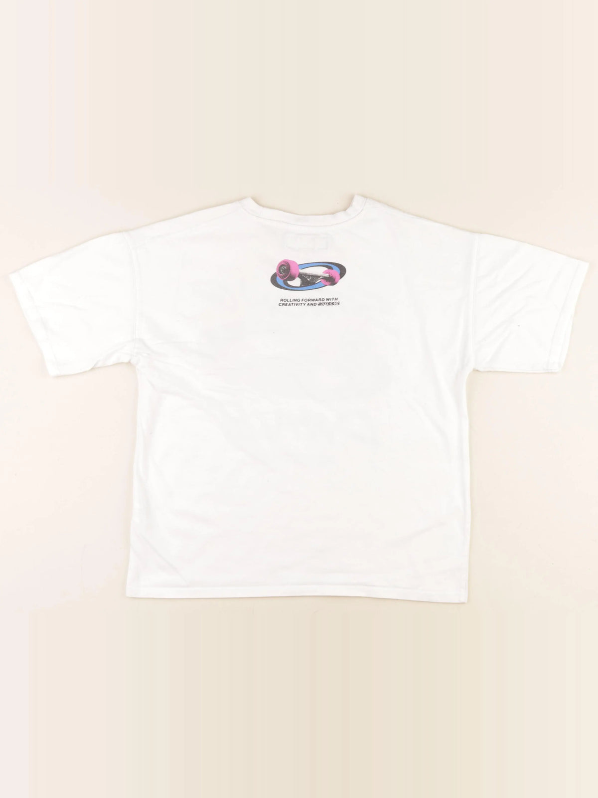 Zara - tee-shirt imprimé au dos blanc - 11/12 ans