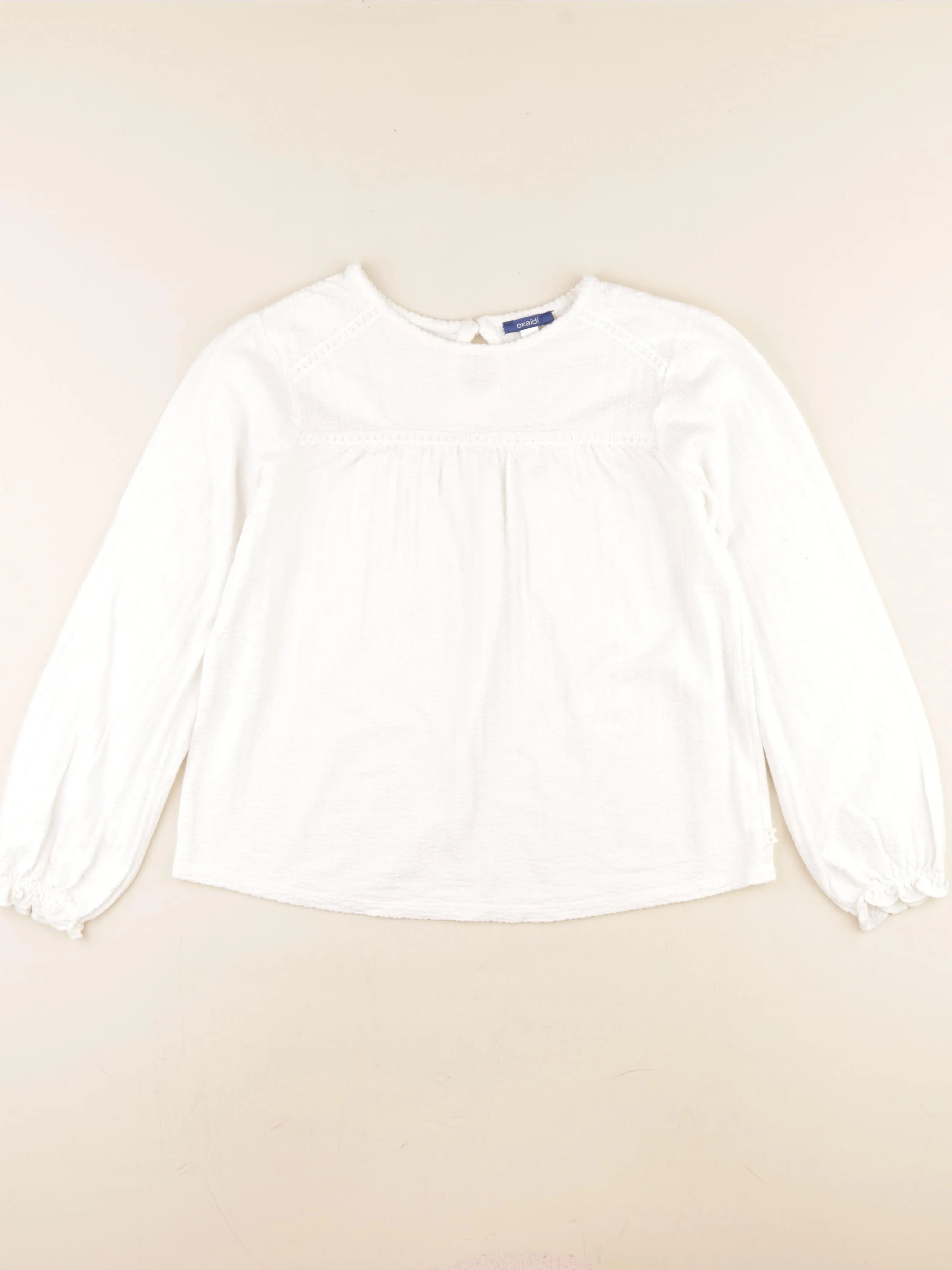 Okaidi - tee-shirt blanc - 10 ans