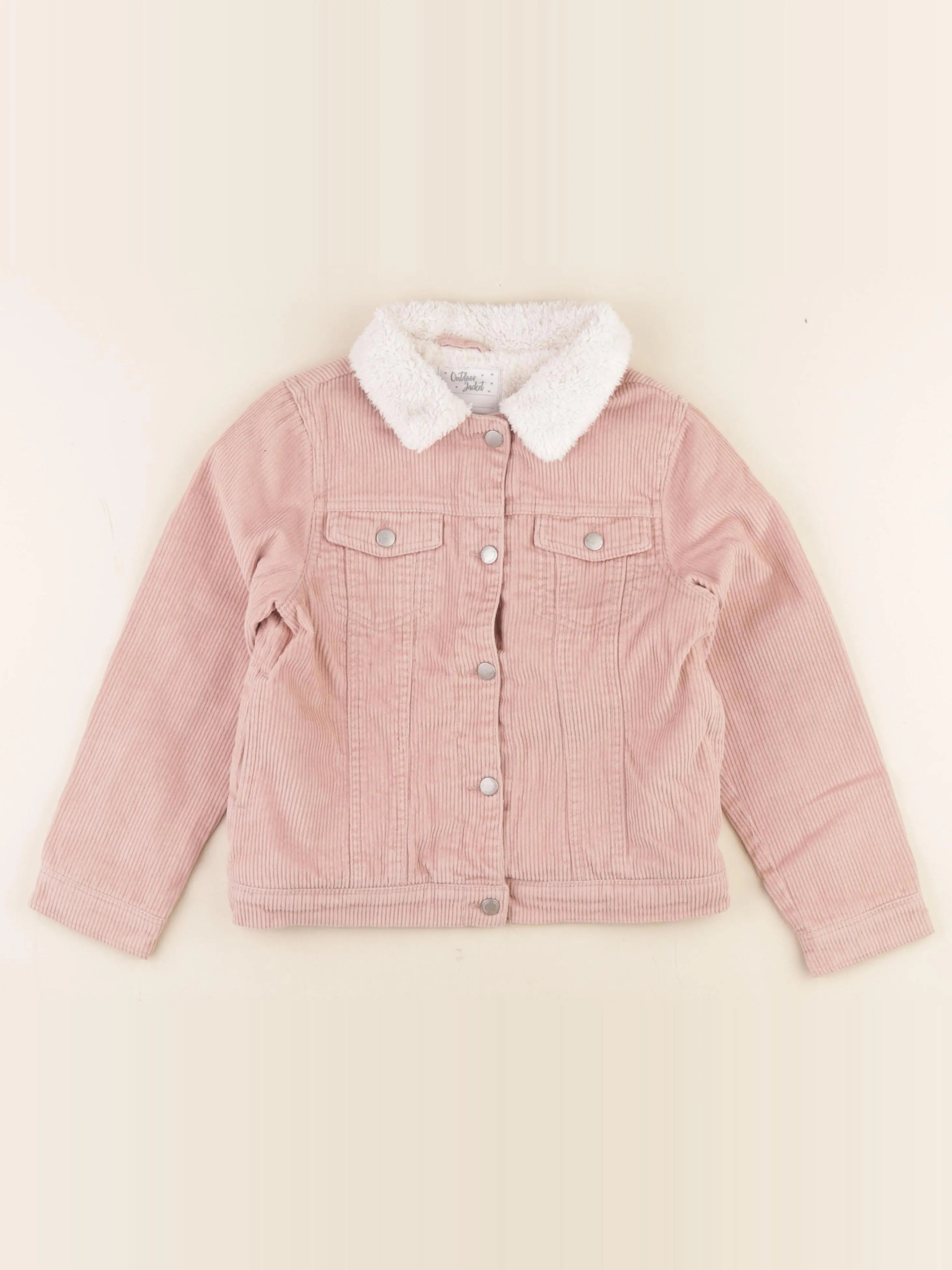 Vertbaudet - veste doublé rose - 9 ans