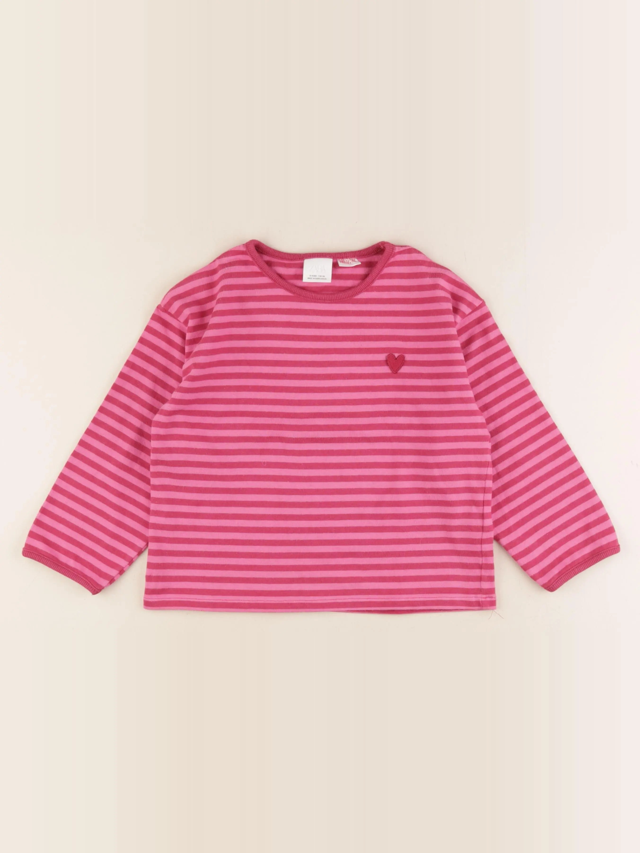 Zara - tee-shirt rose - 5 ans
