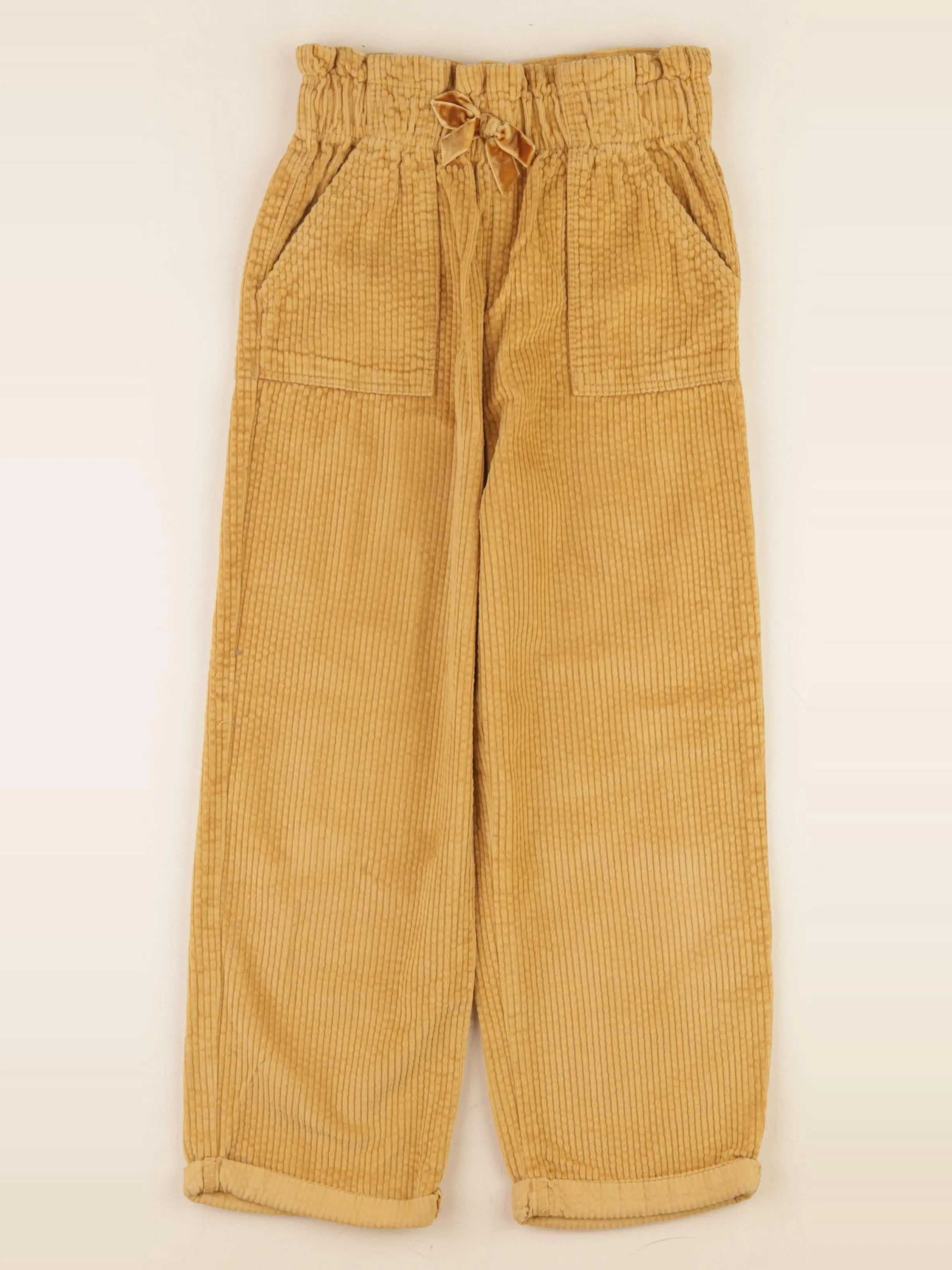 Vertbaudet - pantalon jaune - 9 ans