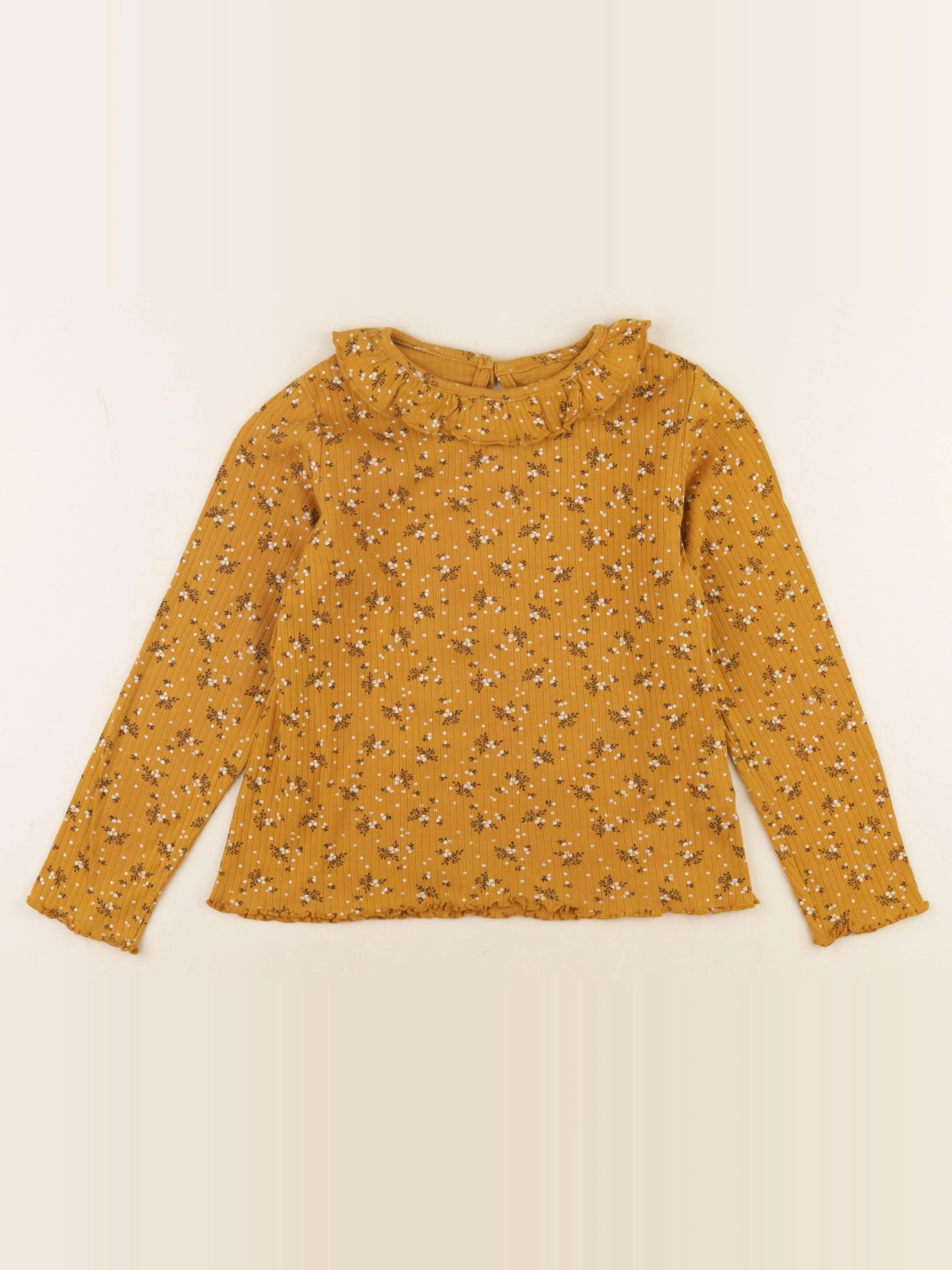 Vertbaudet - tee-shirt jaune - 8 ans