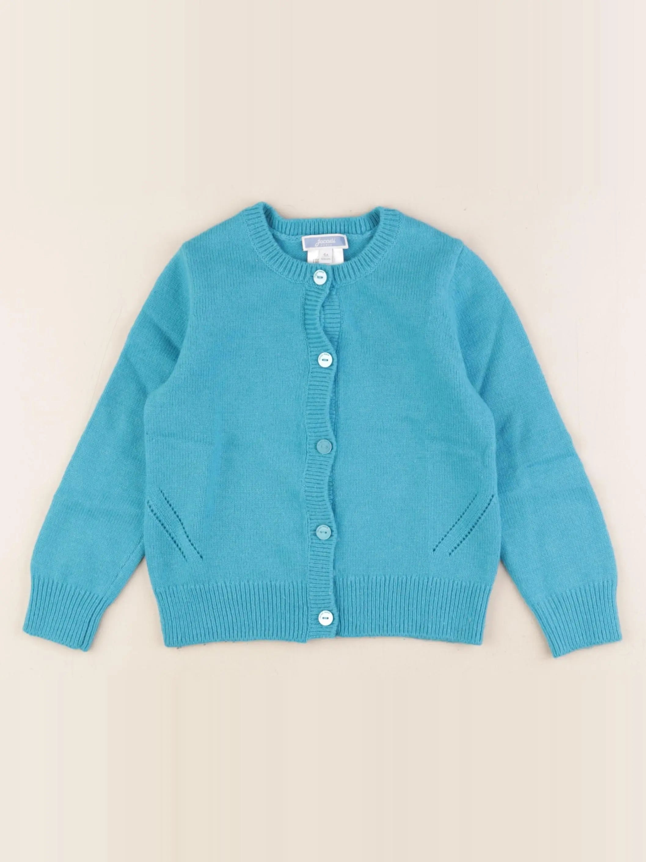 Jacadi - gilet bleu - 4 ans