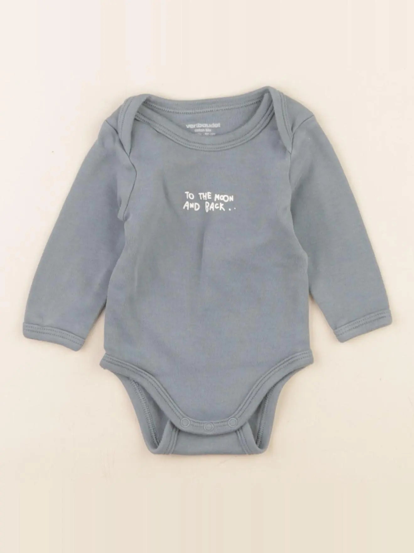 Vertbaudet - body bleu - 3 mois