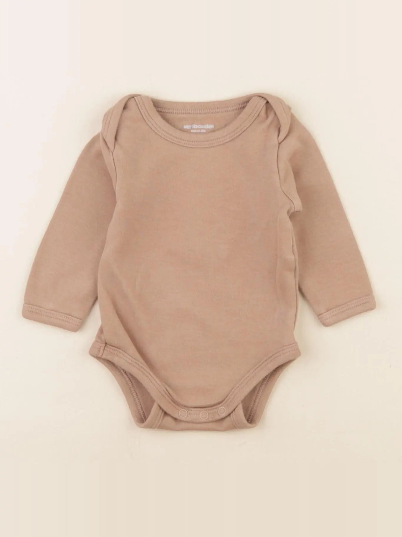 Vertbaudet - body marron - 3 mois