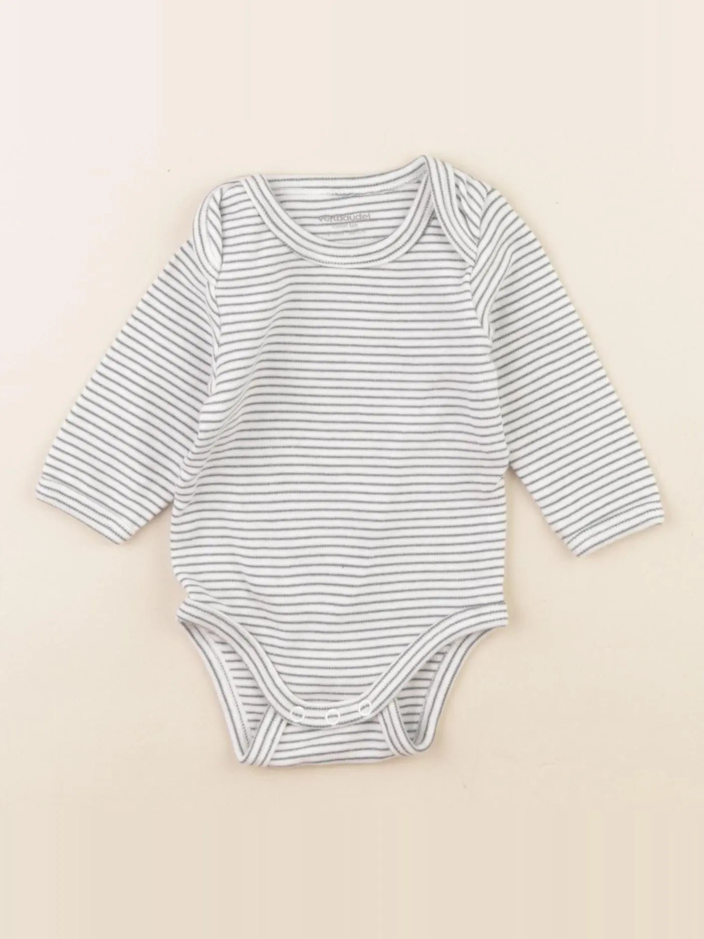 Vertbaudet - body blanc, vert - 3 mois