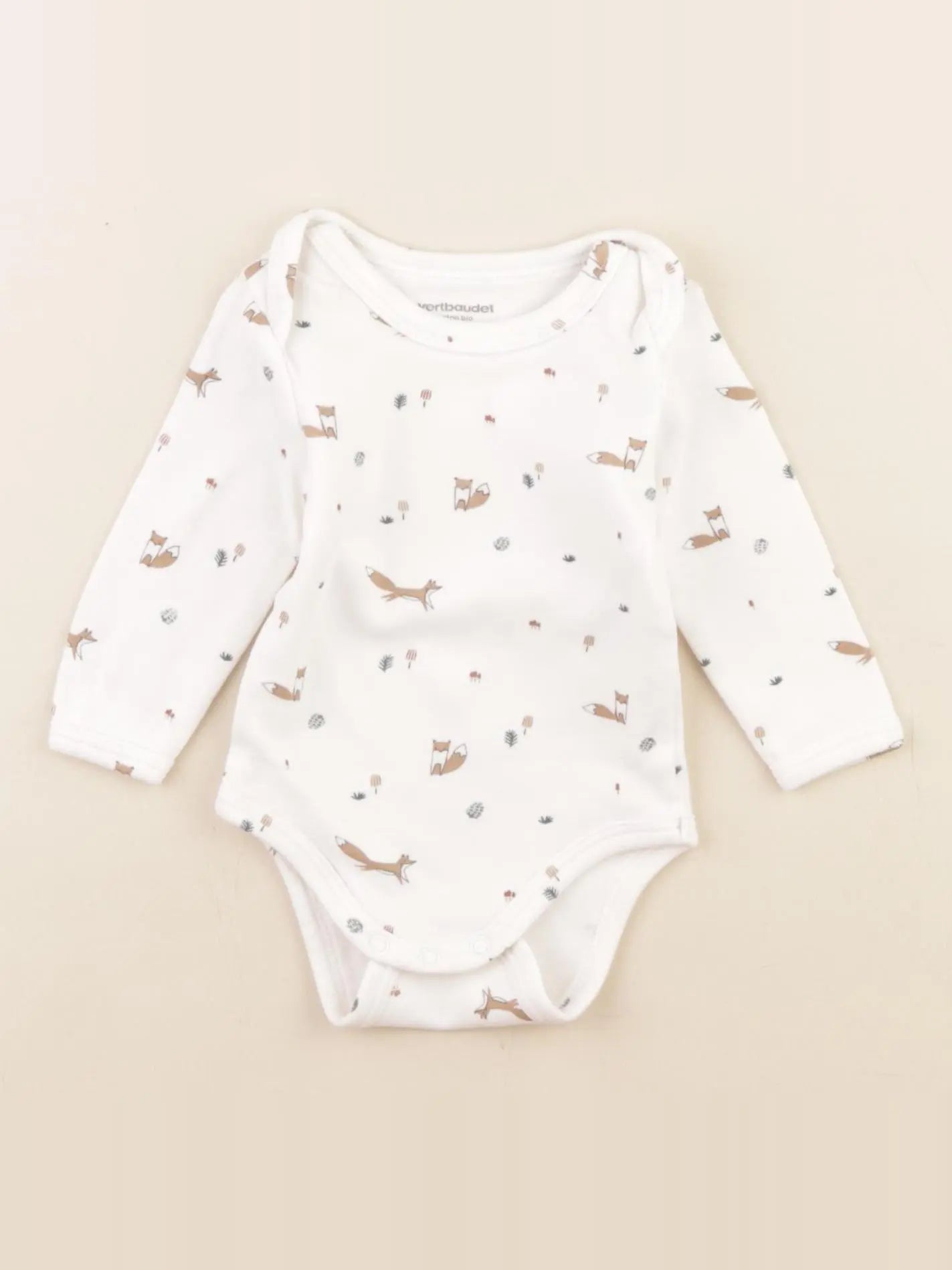 Vertbaudet - body blanc - 3 mois