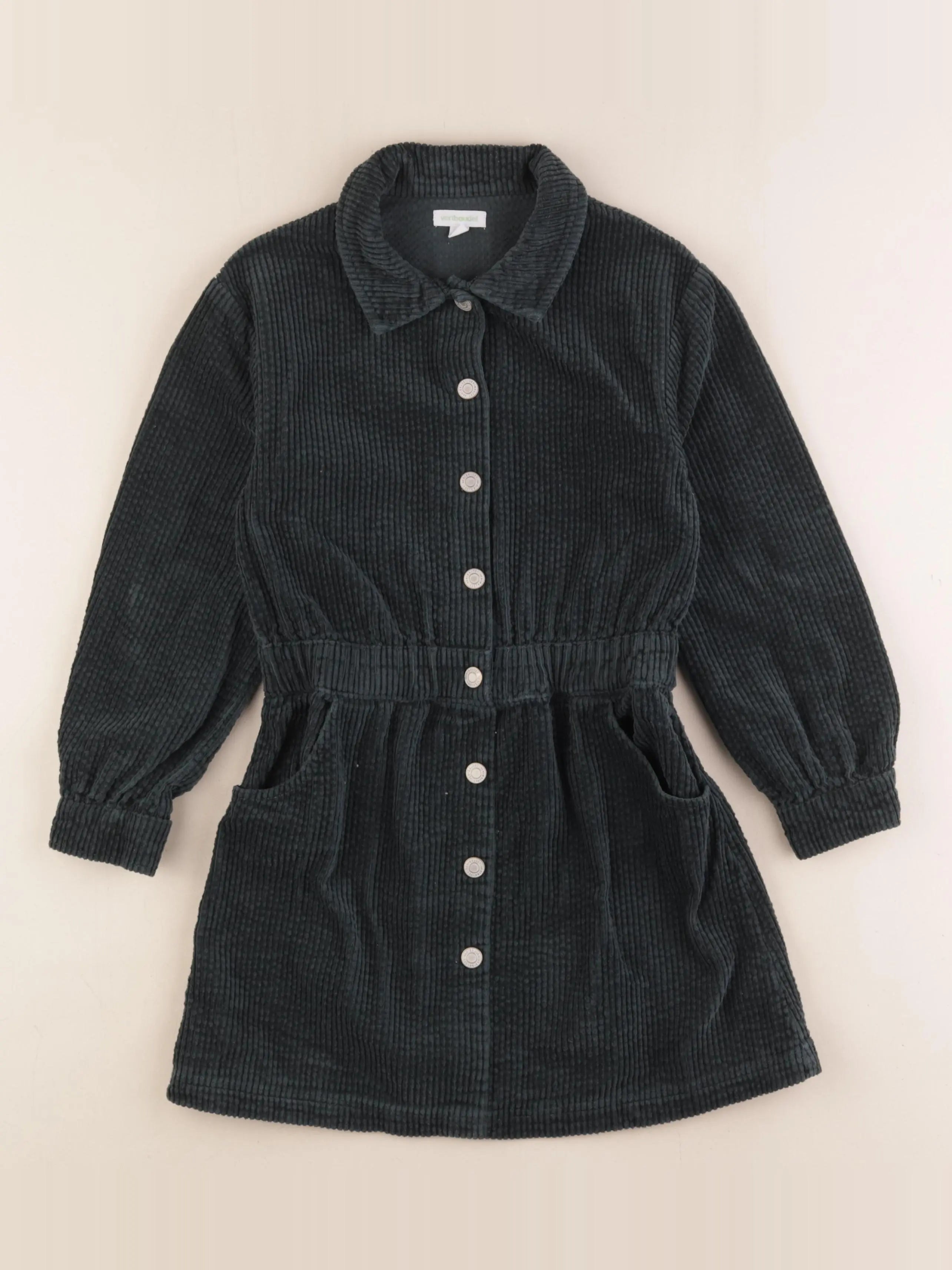 Vertbaudet - robe vert - 9 ans