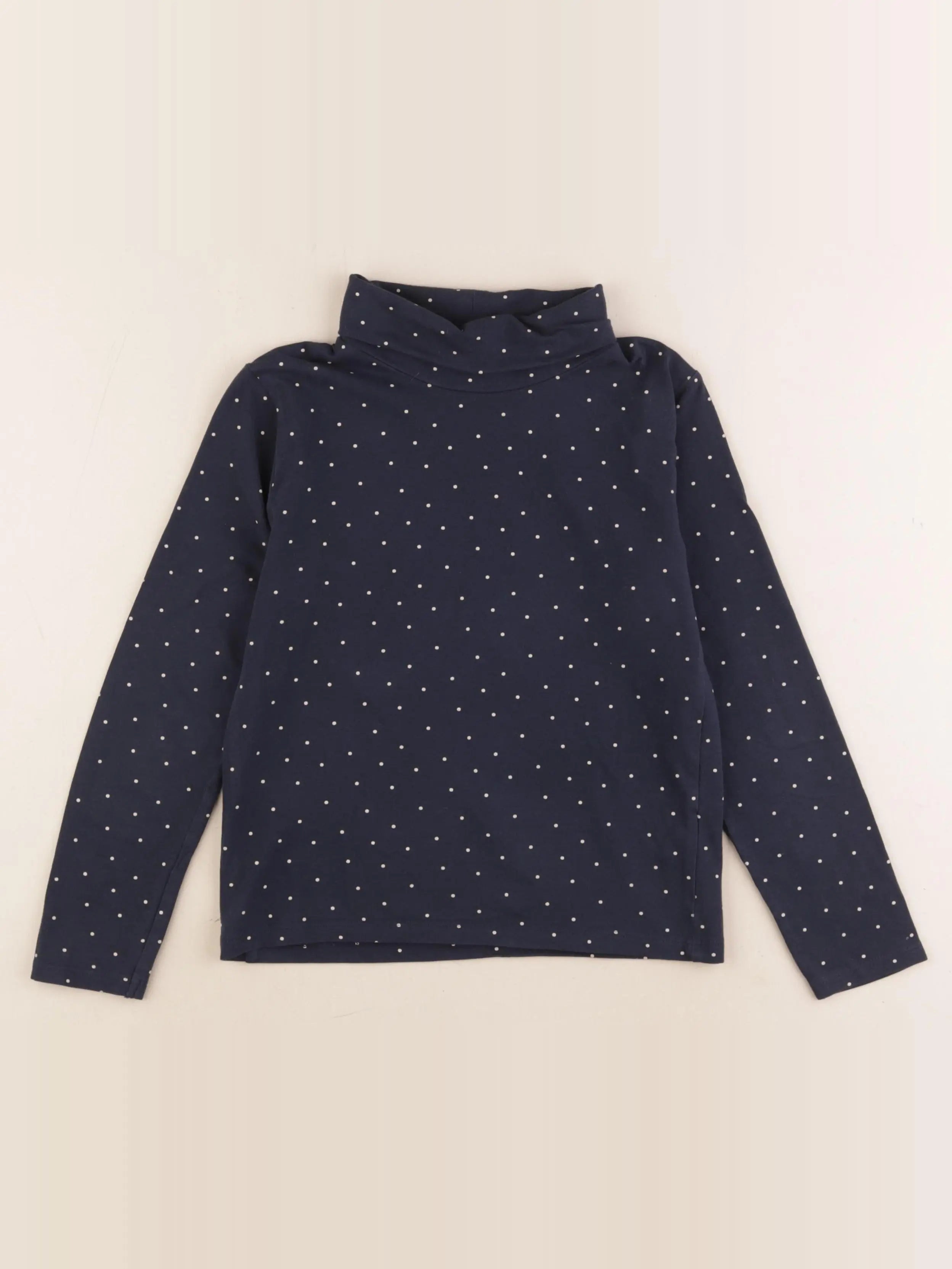 Vertbaudet - sous-pull bleu - 8 ans