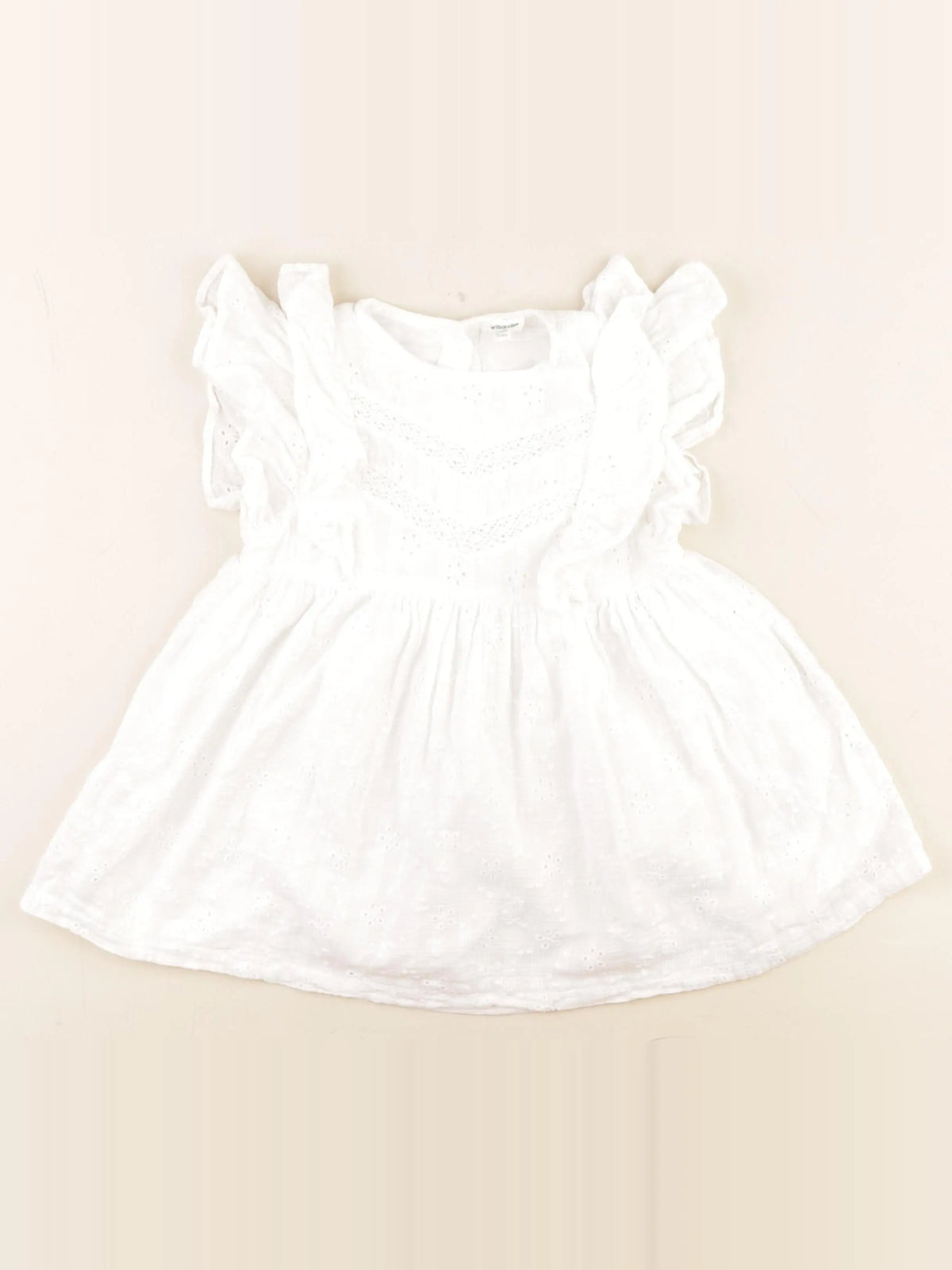 Vertbaudet - robe blanc - 3 ans