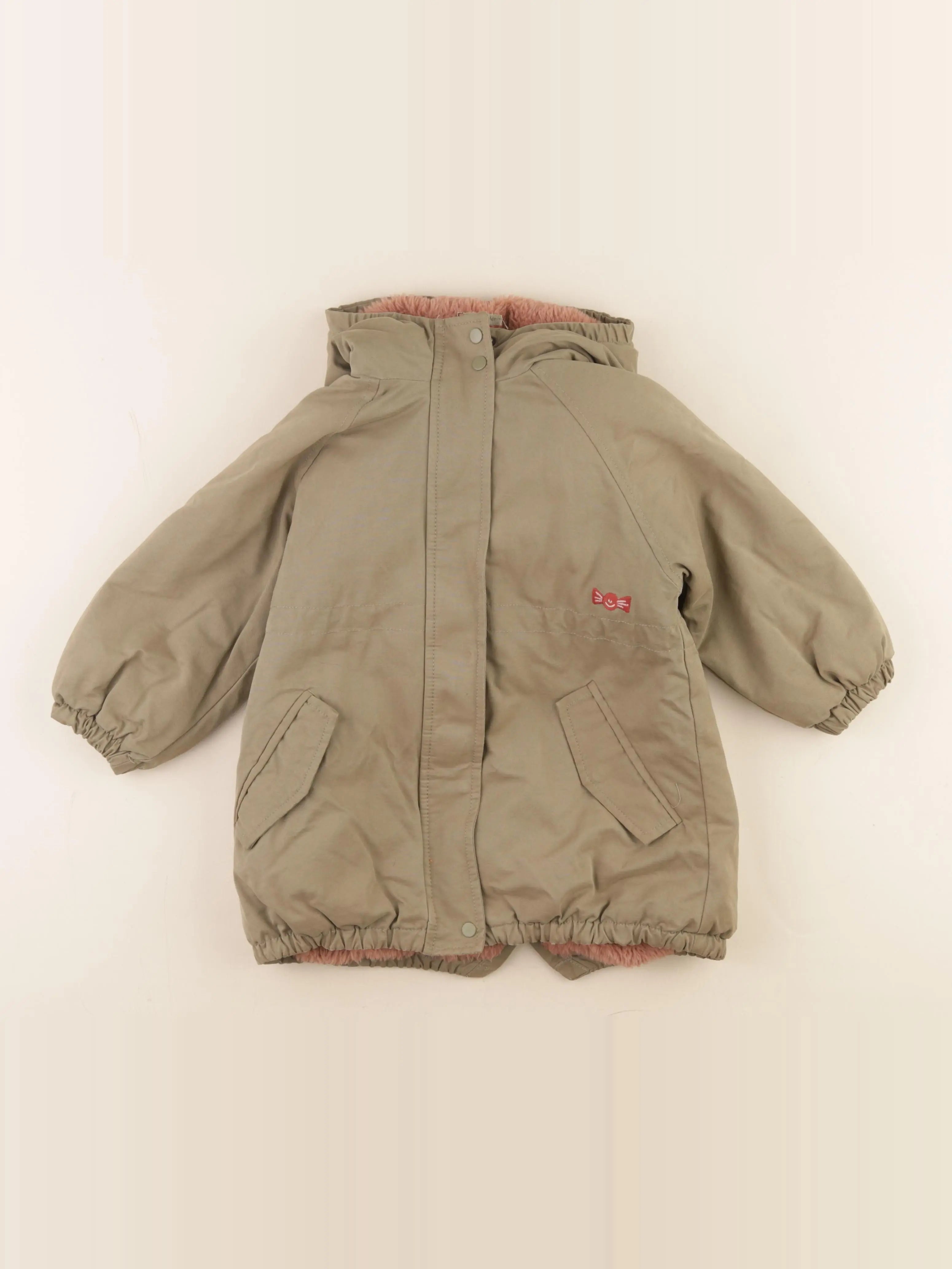Vertbaudet - parka vert - 5 ans