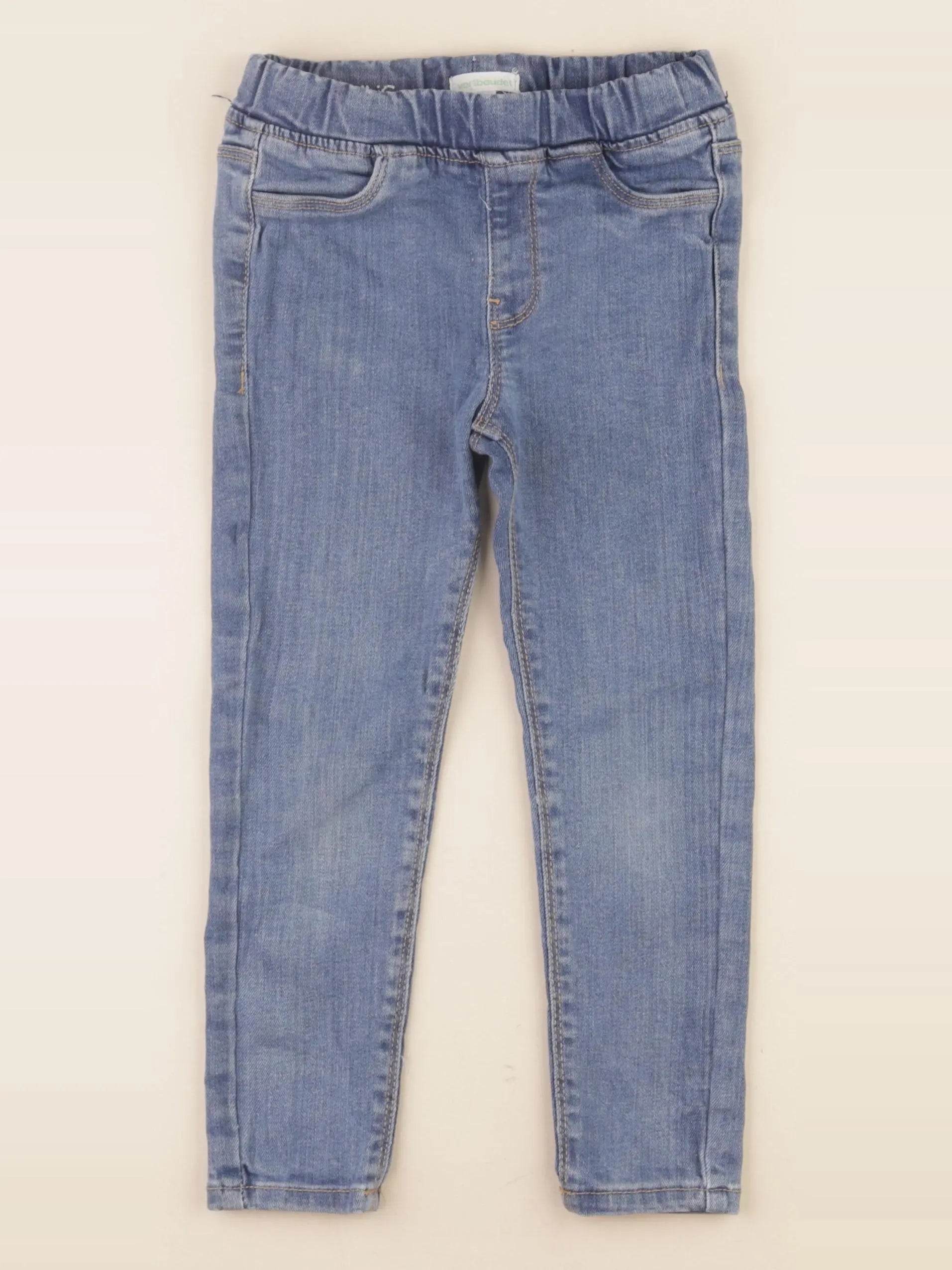 Vertbaudet - jegging bleu - 4 ans